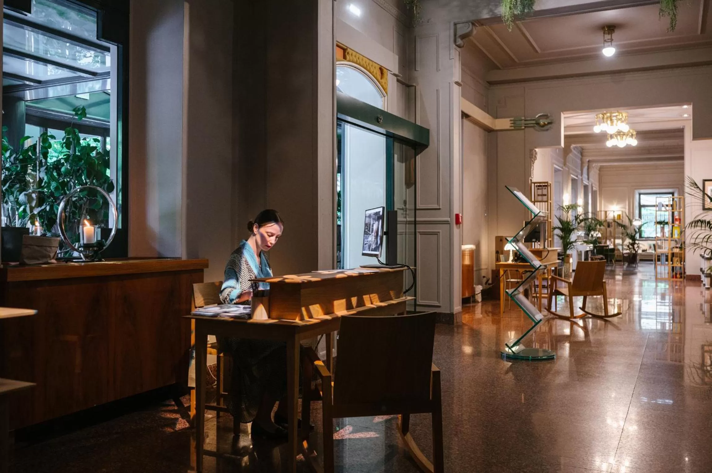 People in Palazzo BelVedere