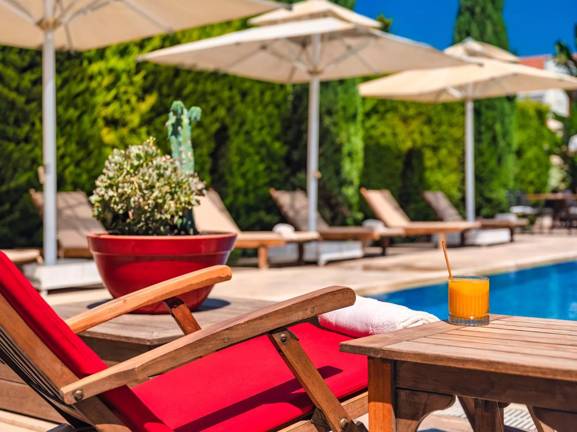 Pool view in Beyevi Alaçatı