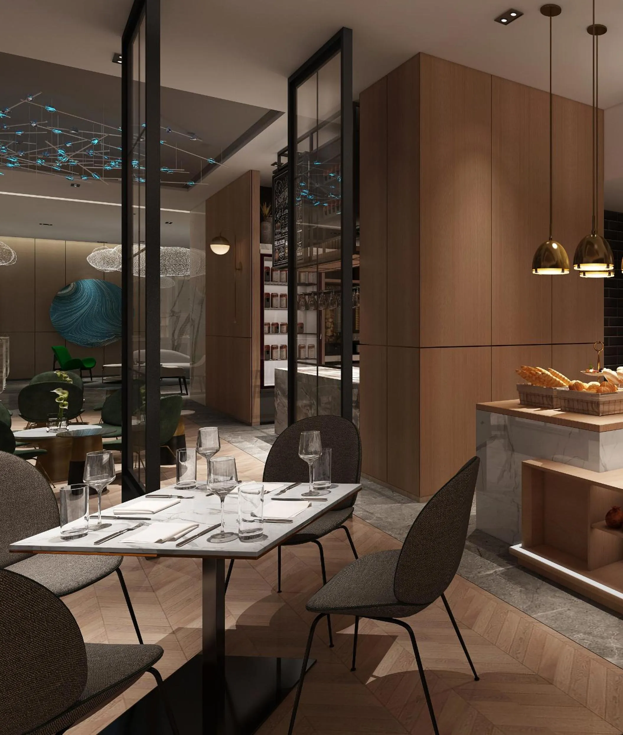 Restaurant/places to eat in Buddy Hotel-Free Shuttle to Canton Fair Complex during Canton Fair Period