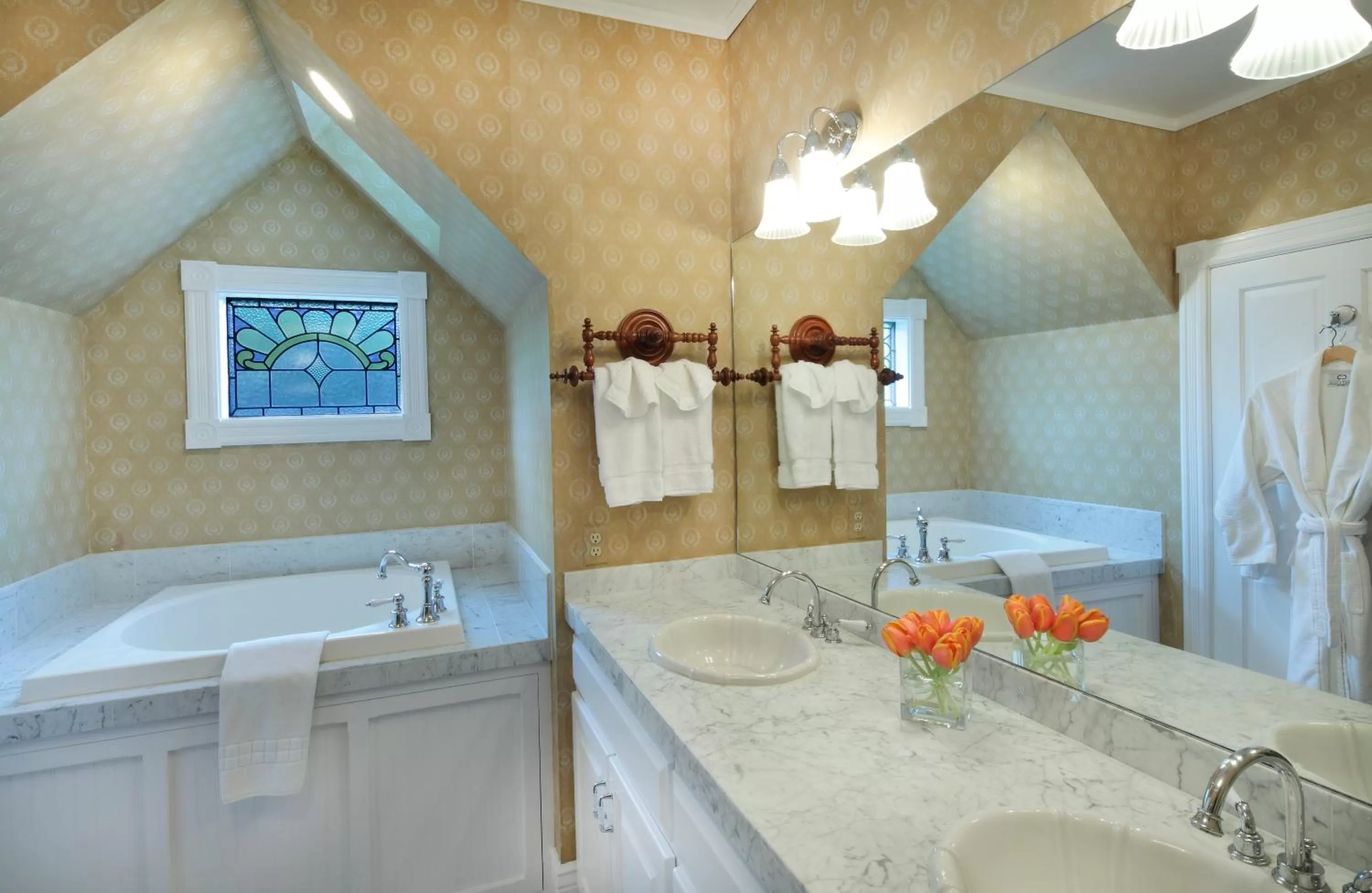 Bathroom in The Grape Leaf Inn