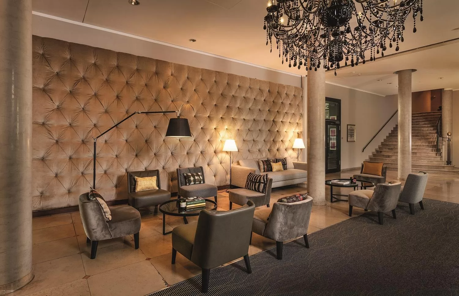 Lobby or reception in Hotel Maximilian’s