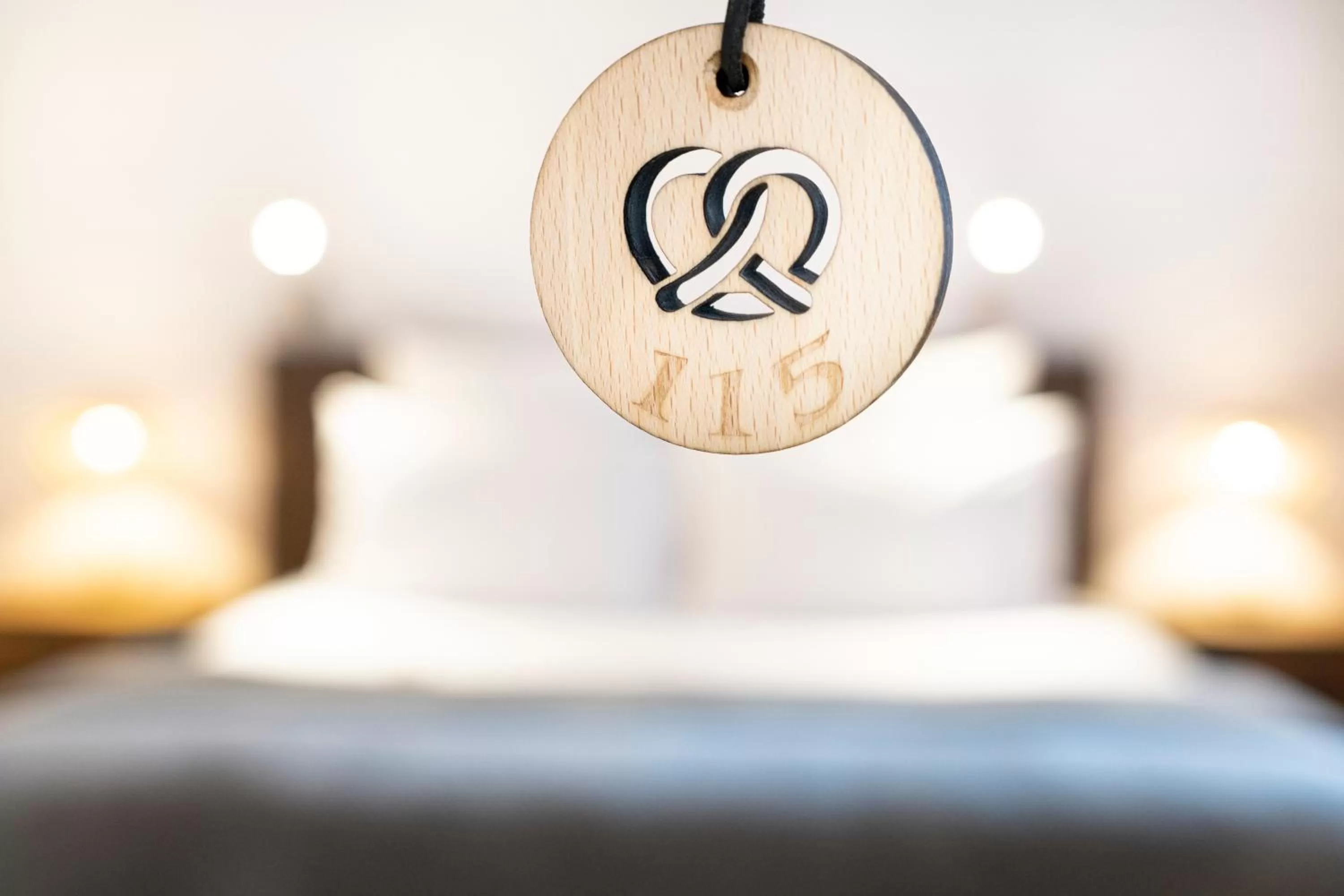 Decorative detail, Bed in Hotel Beaucour