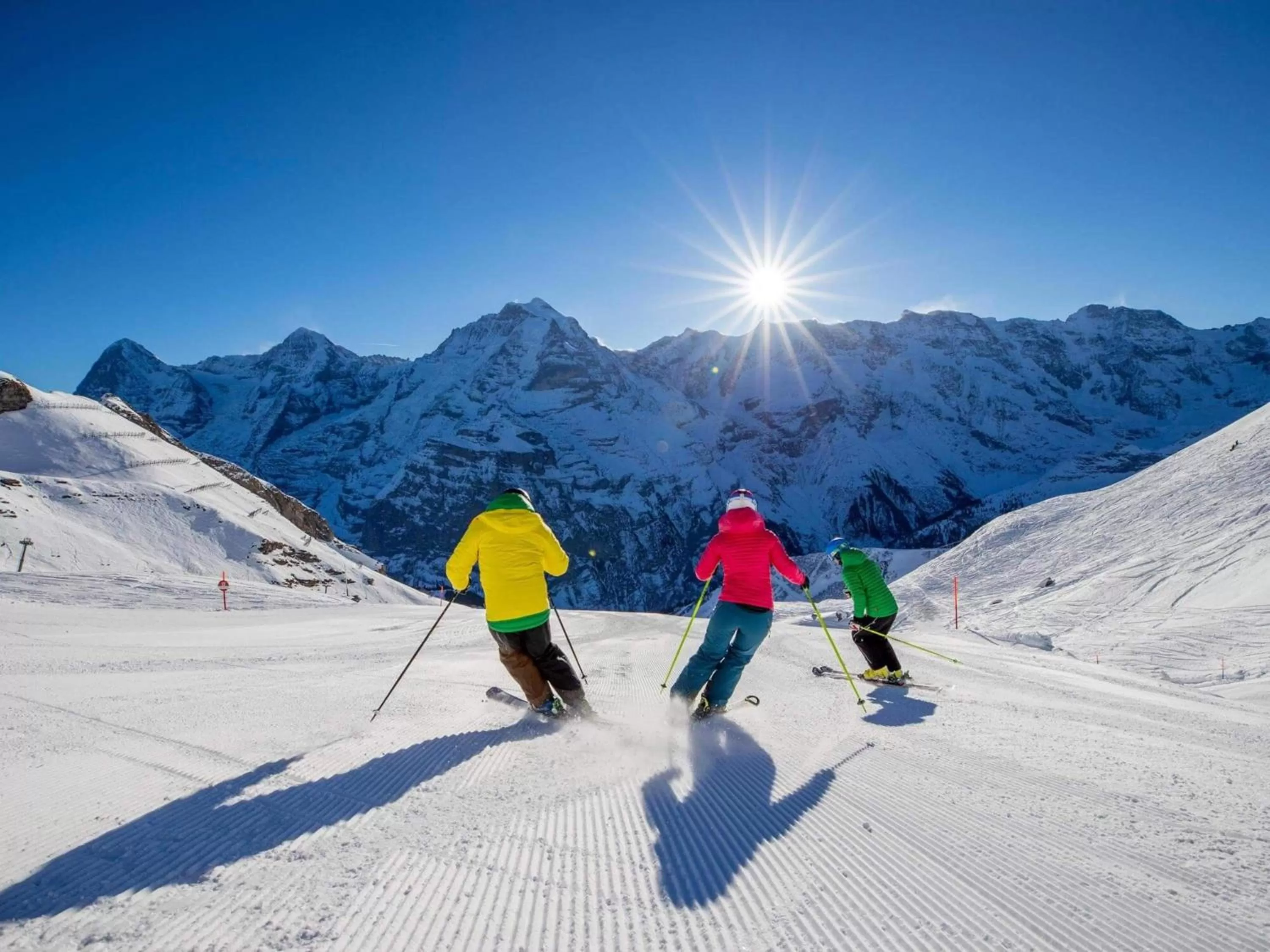 Skiing in Hotel Beausite