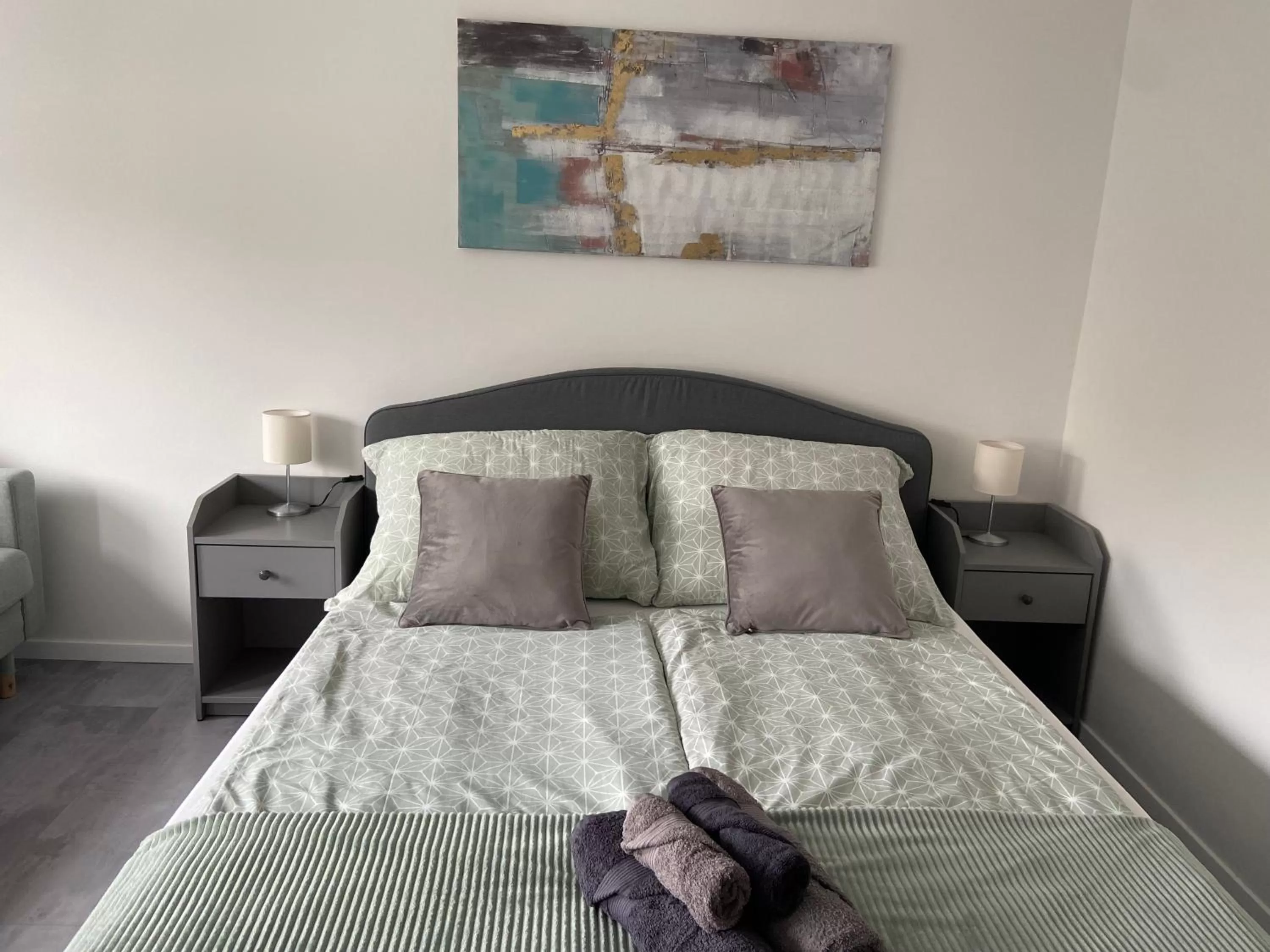 Bed in Villa Tara Bük