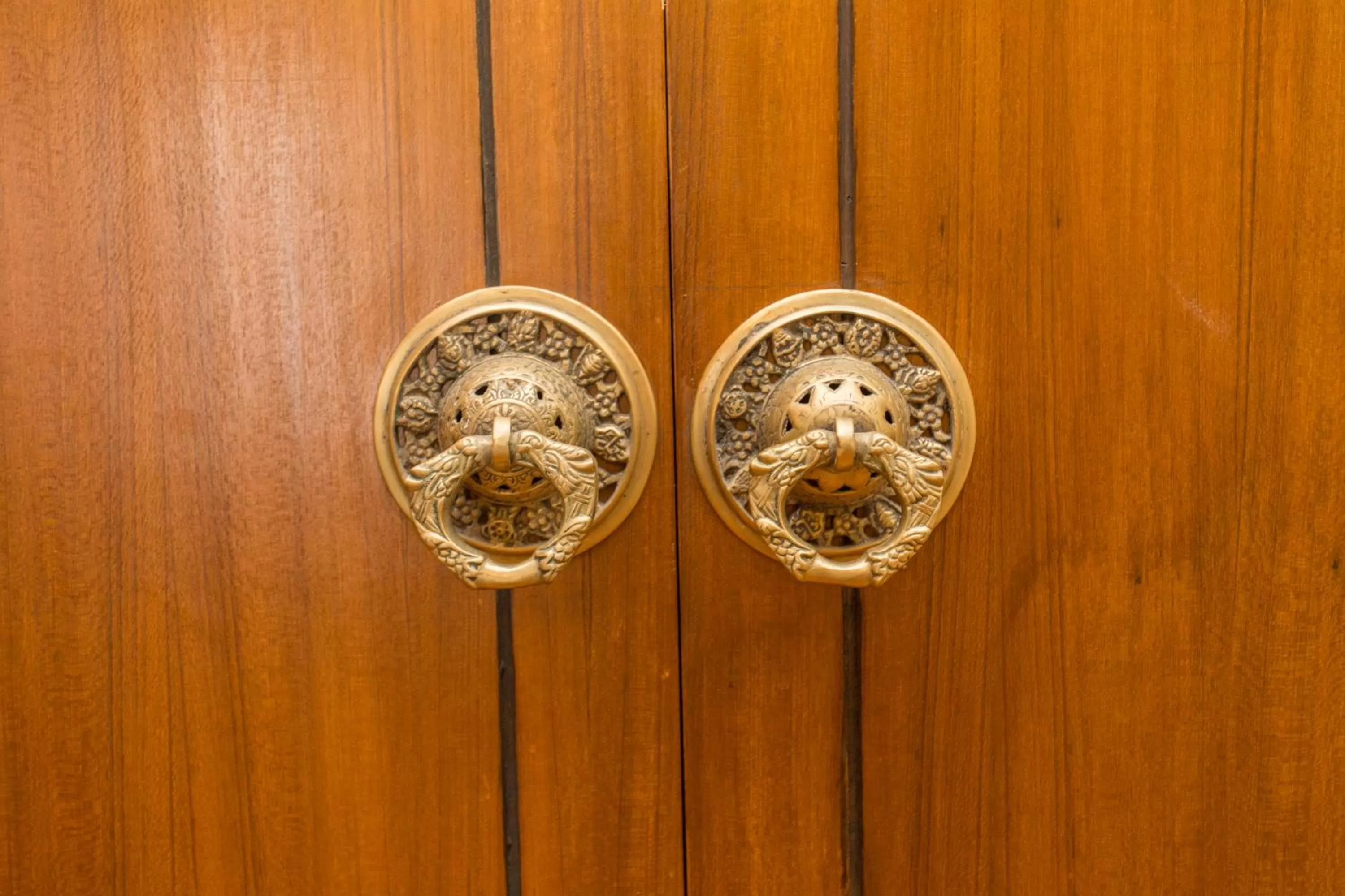 Decorative detail in Baber Mahal Vilas - The Heritage Hotel