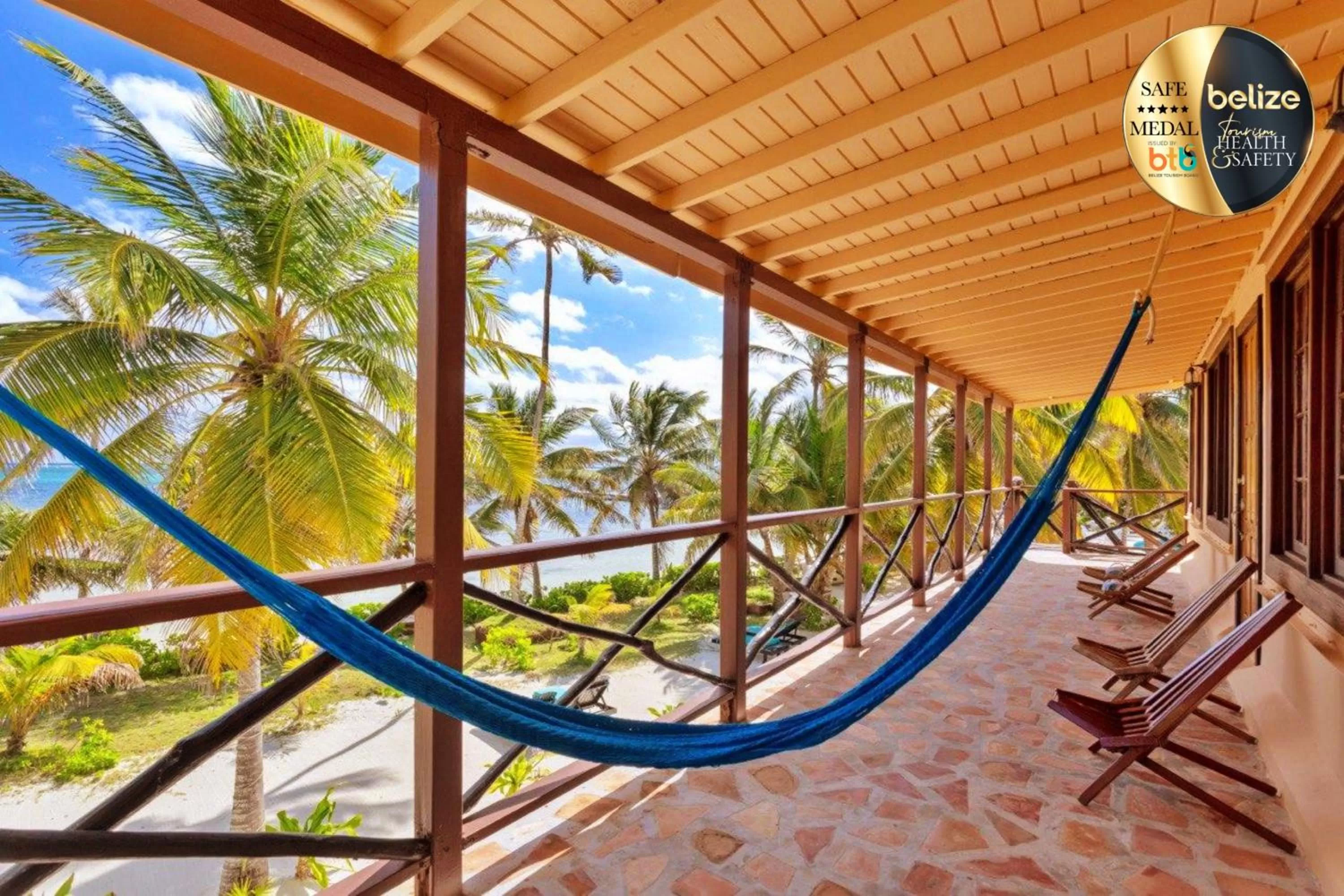 Patio in Portofino Beach Resort-An Authentic Island Escape!