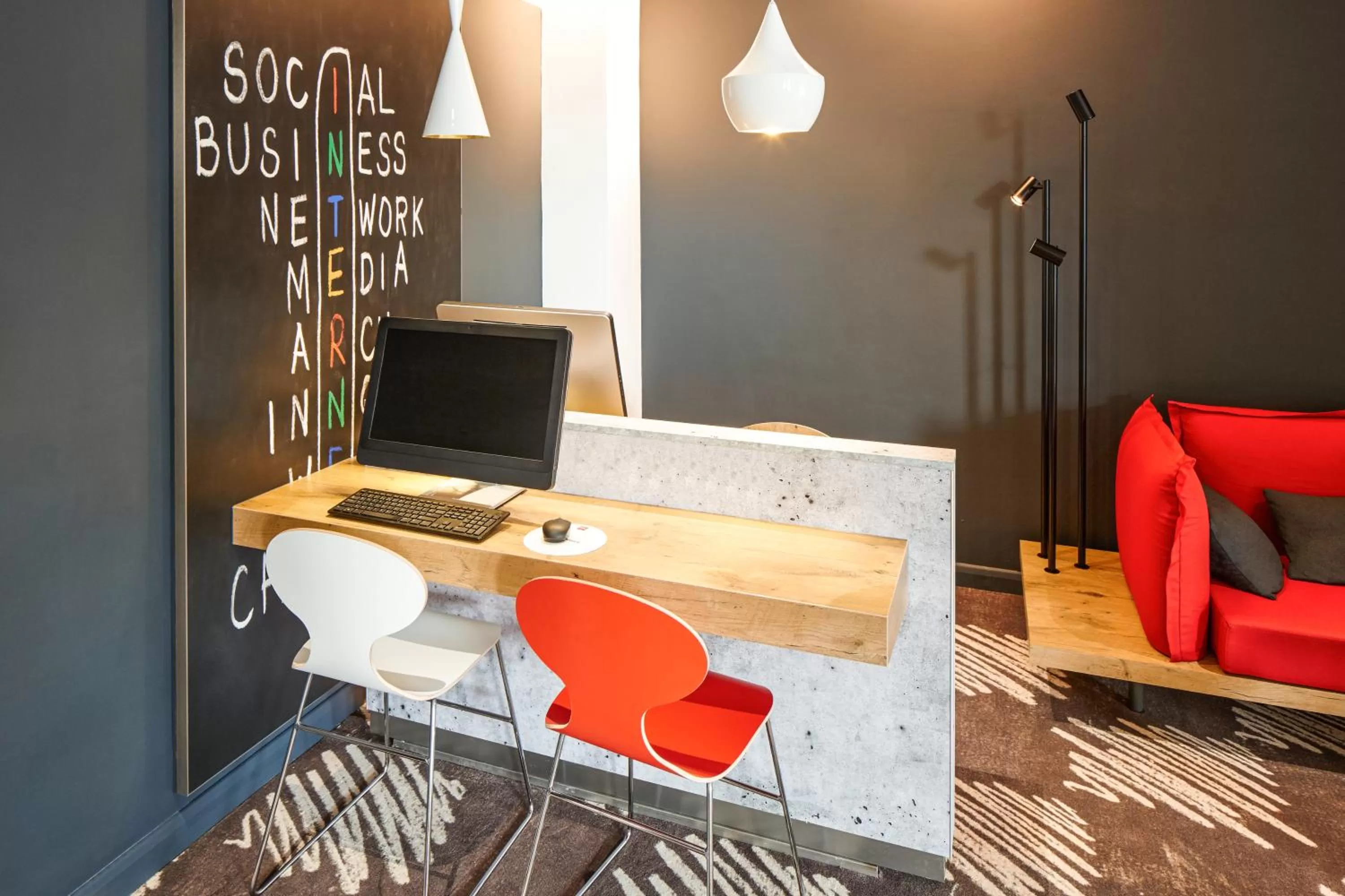 Lobby or reception in ibis London Stratford