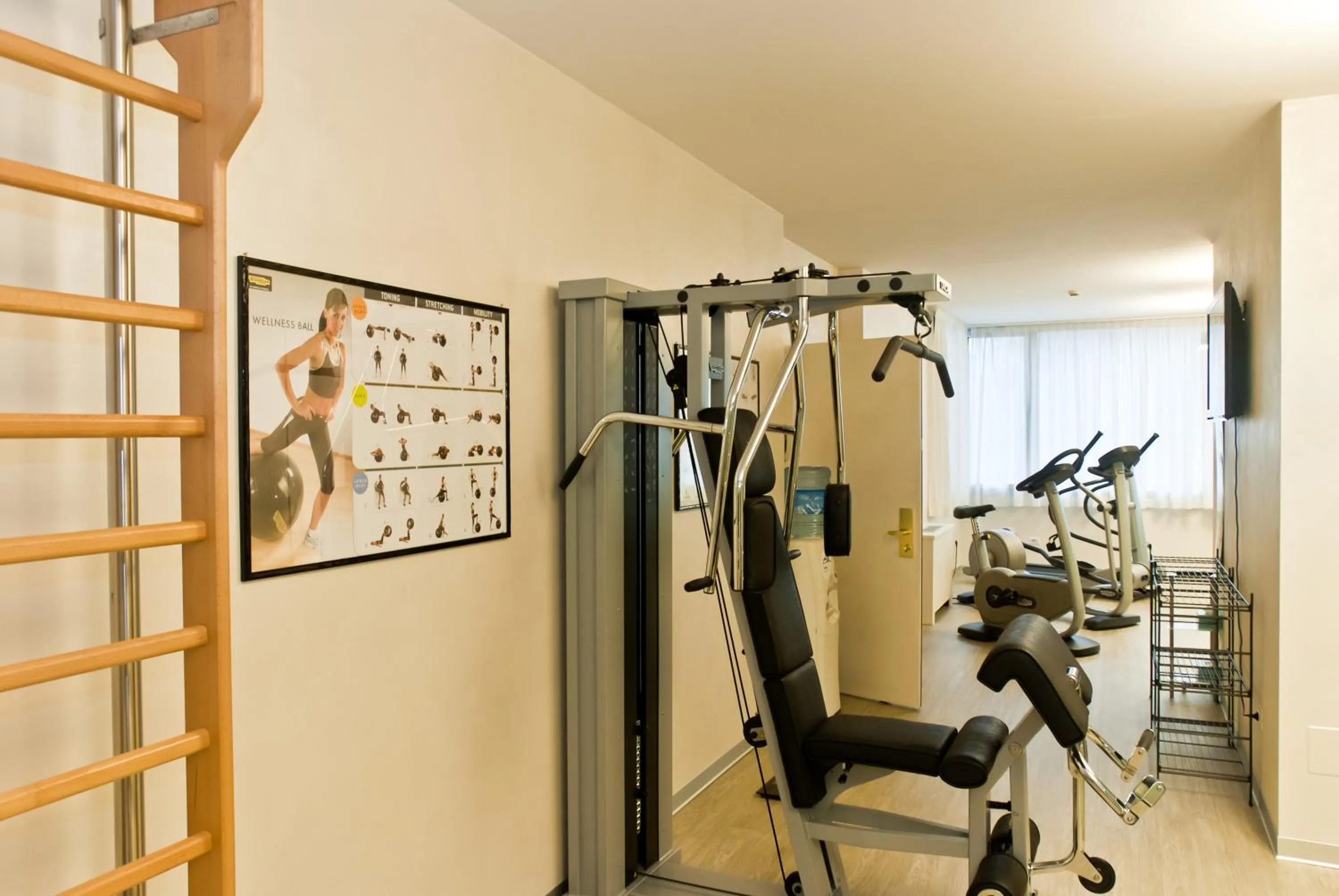 Fitness centre/facilities in Hotel Raffaello