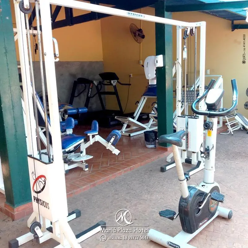 Property building, Fitness Center/Facilities in Mariá Plaza Hotel
