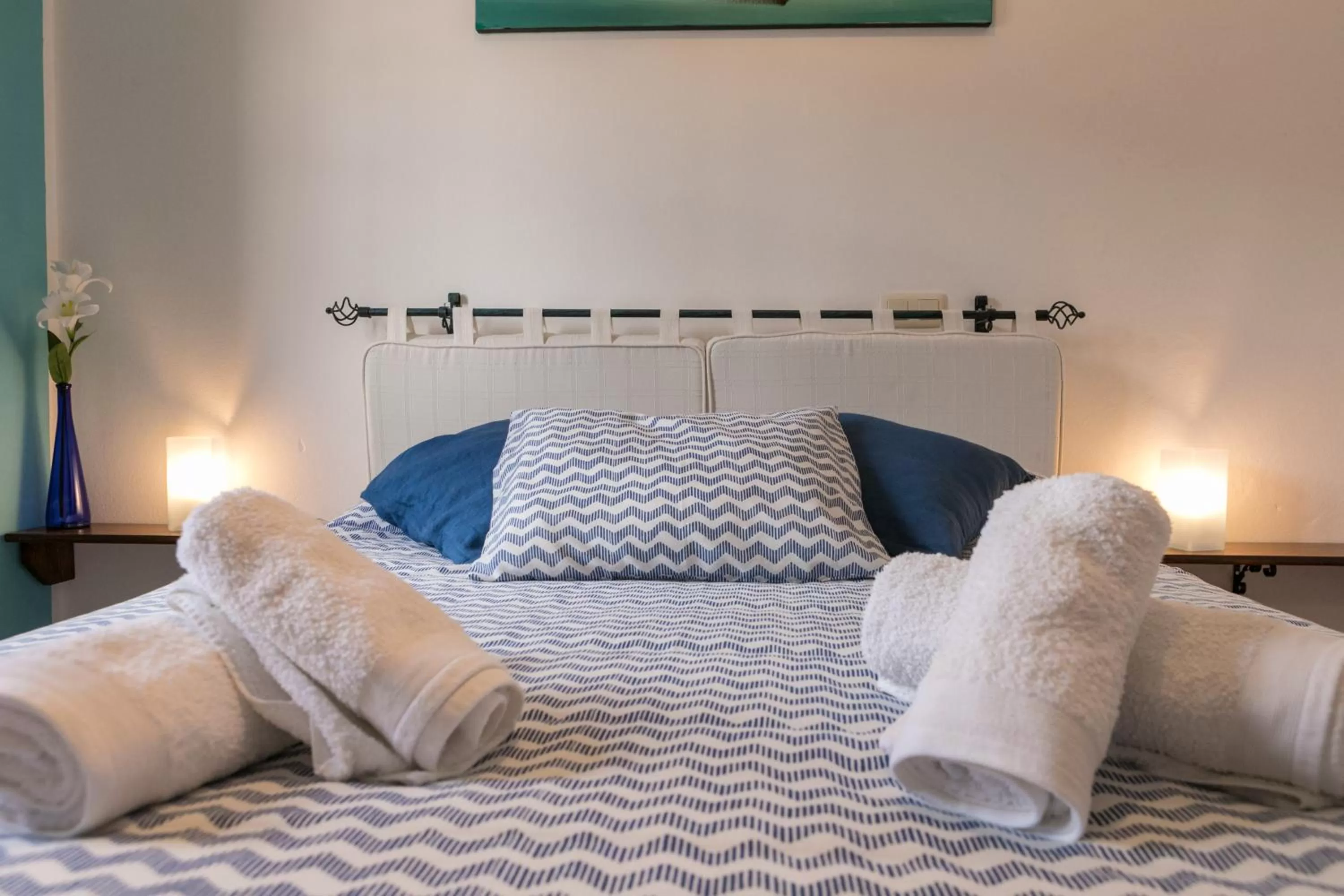 Bed in Villa El Jable Lanzarote