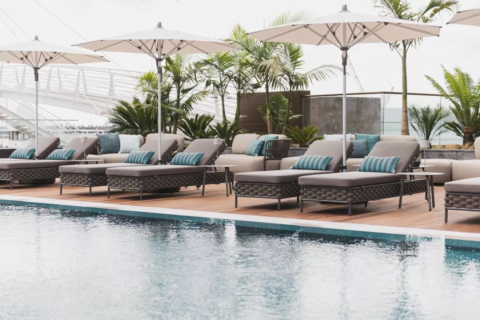 Pool view in Hotel Marina Atlântico