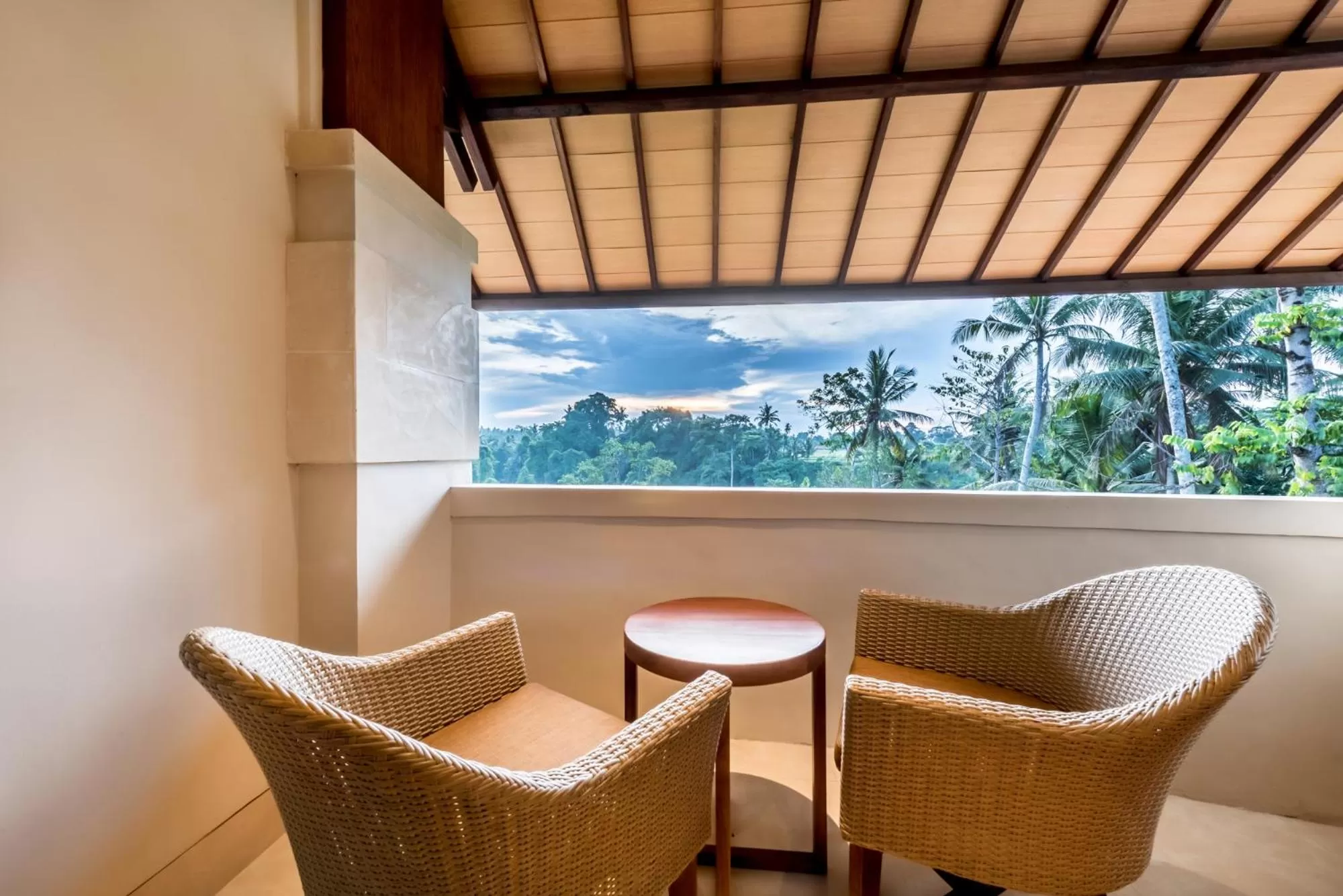 Balcony/Terrace in tanadewa Resort Ubud Bali by Cross Collection