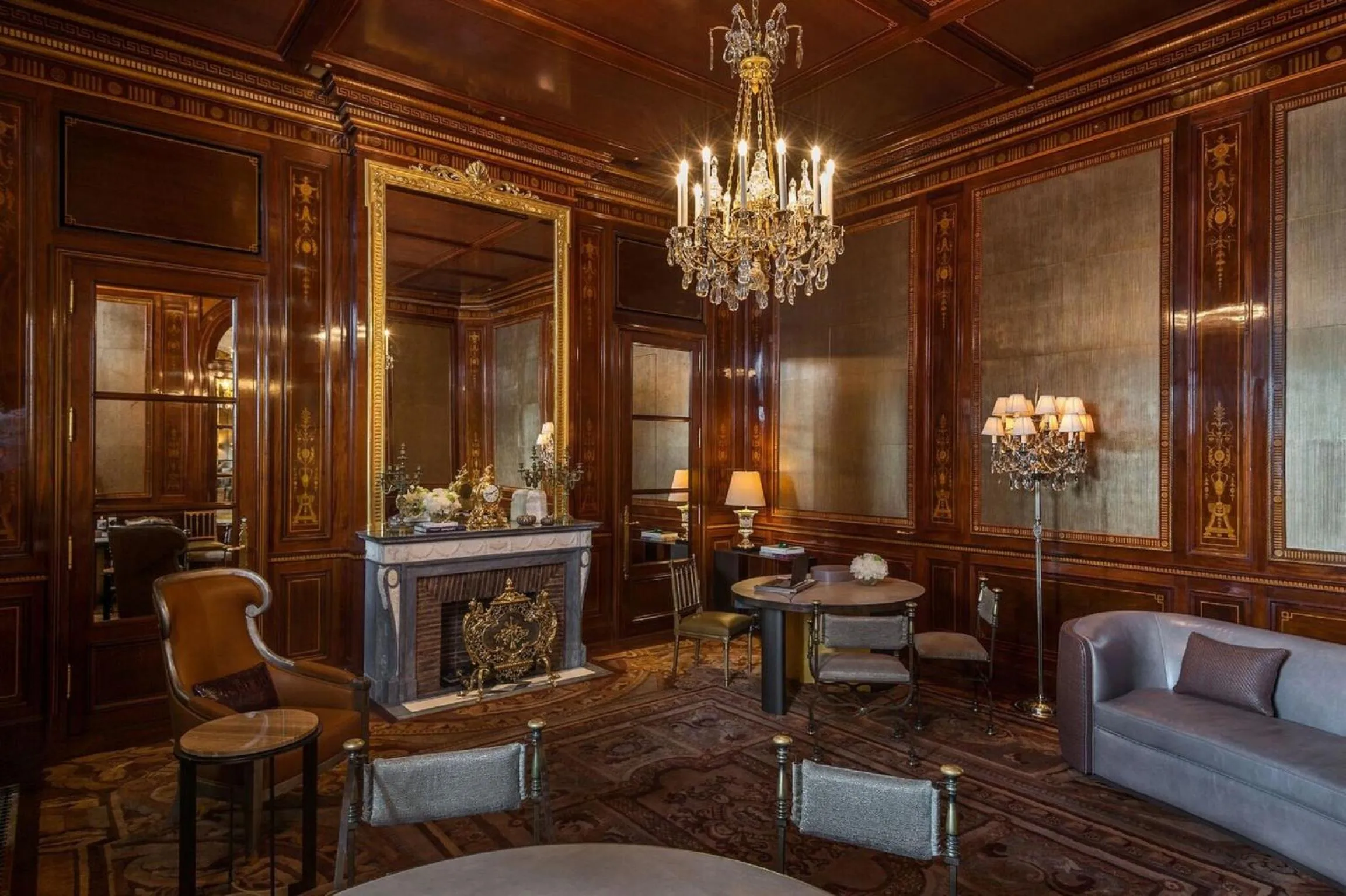 Lobby or reception in Hotel de Crillon