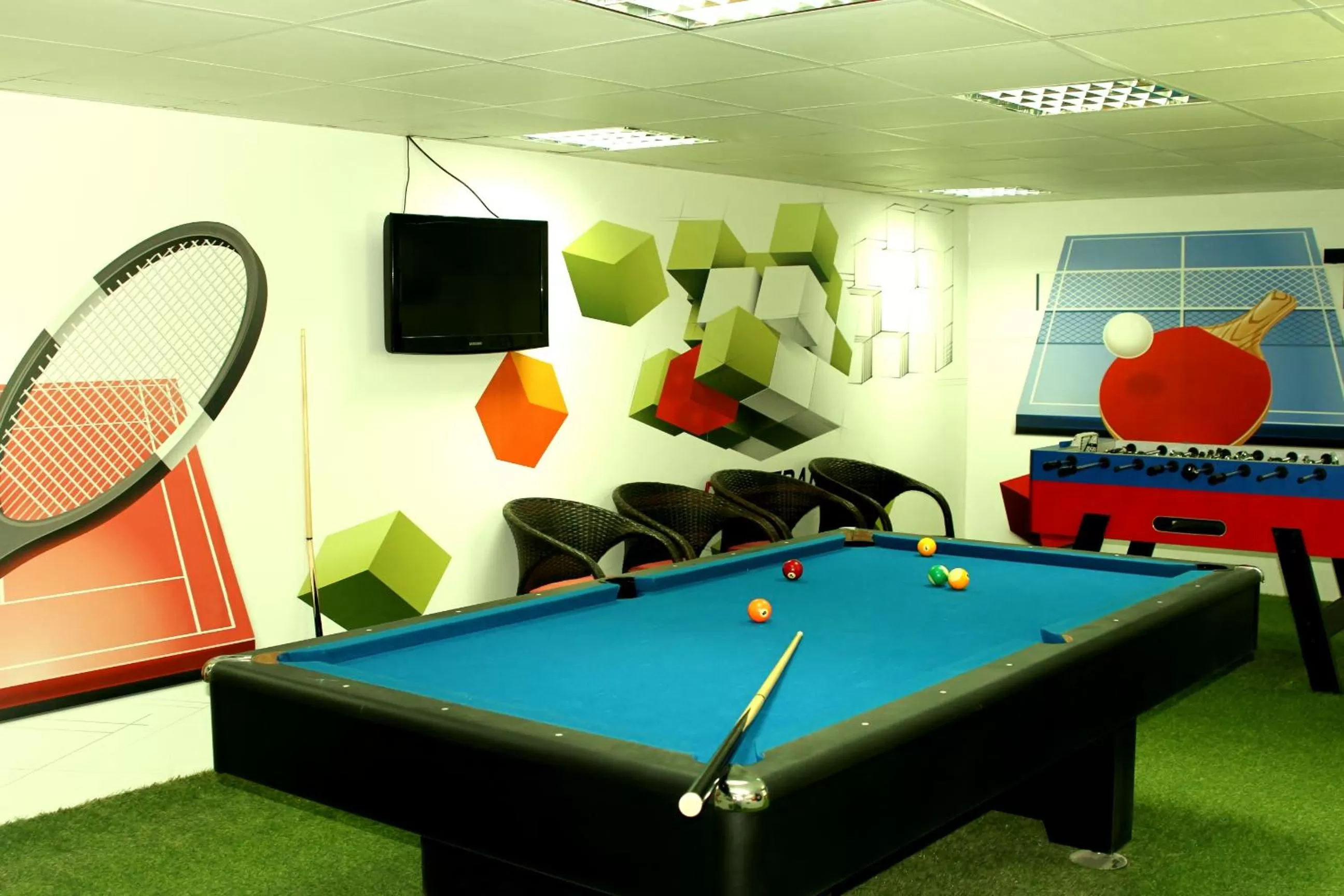 Billiard in Carawan Al Fahad Hotel