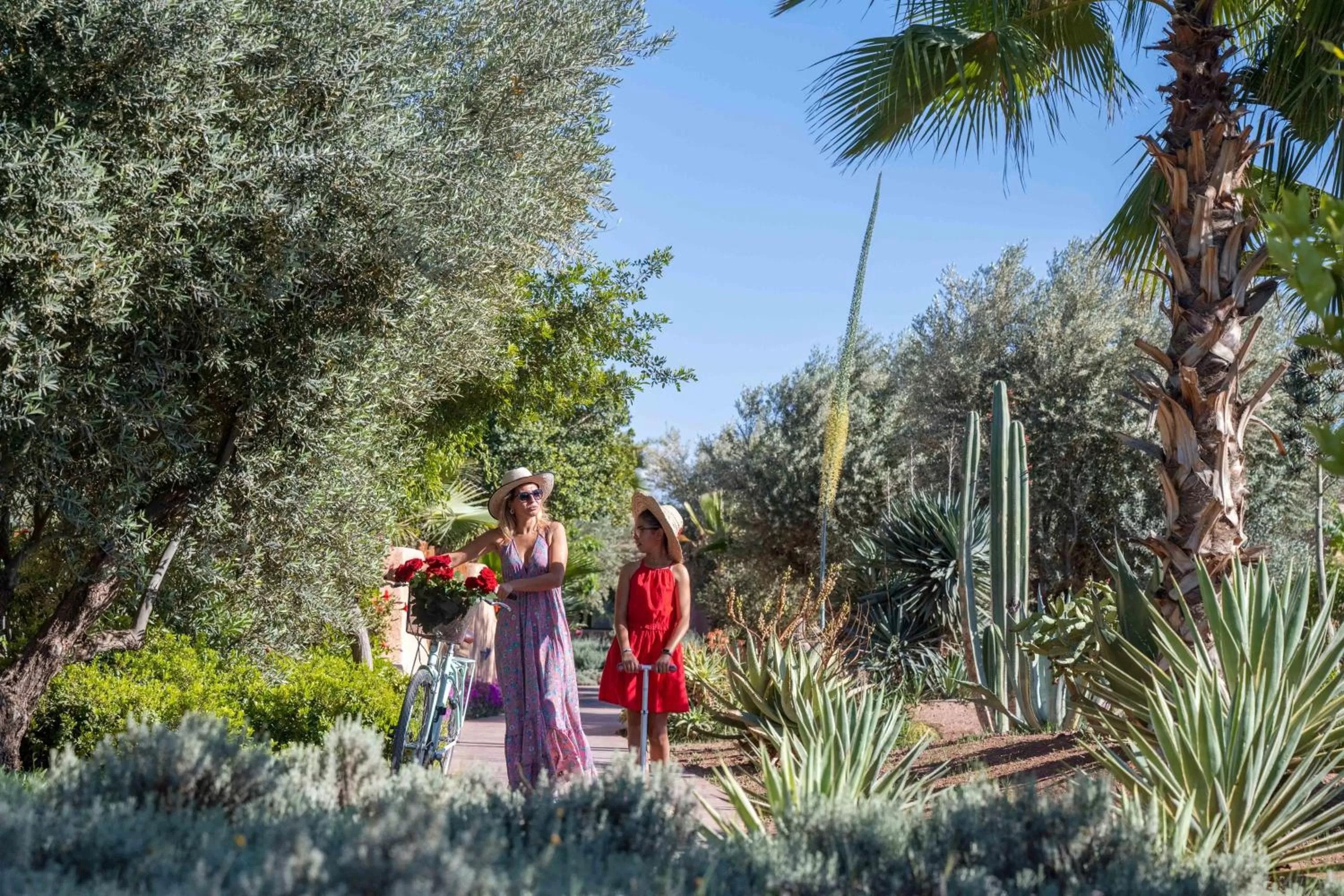 Garden in Oasis lodges