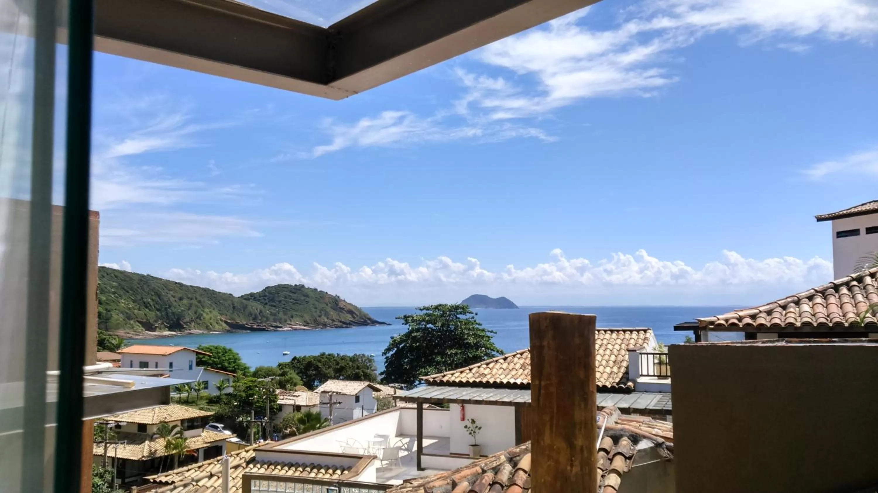 Balcony/Terrace in Pousada Praia João Fernandes