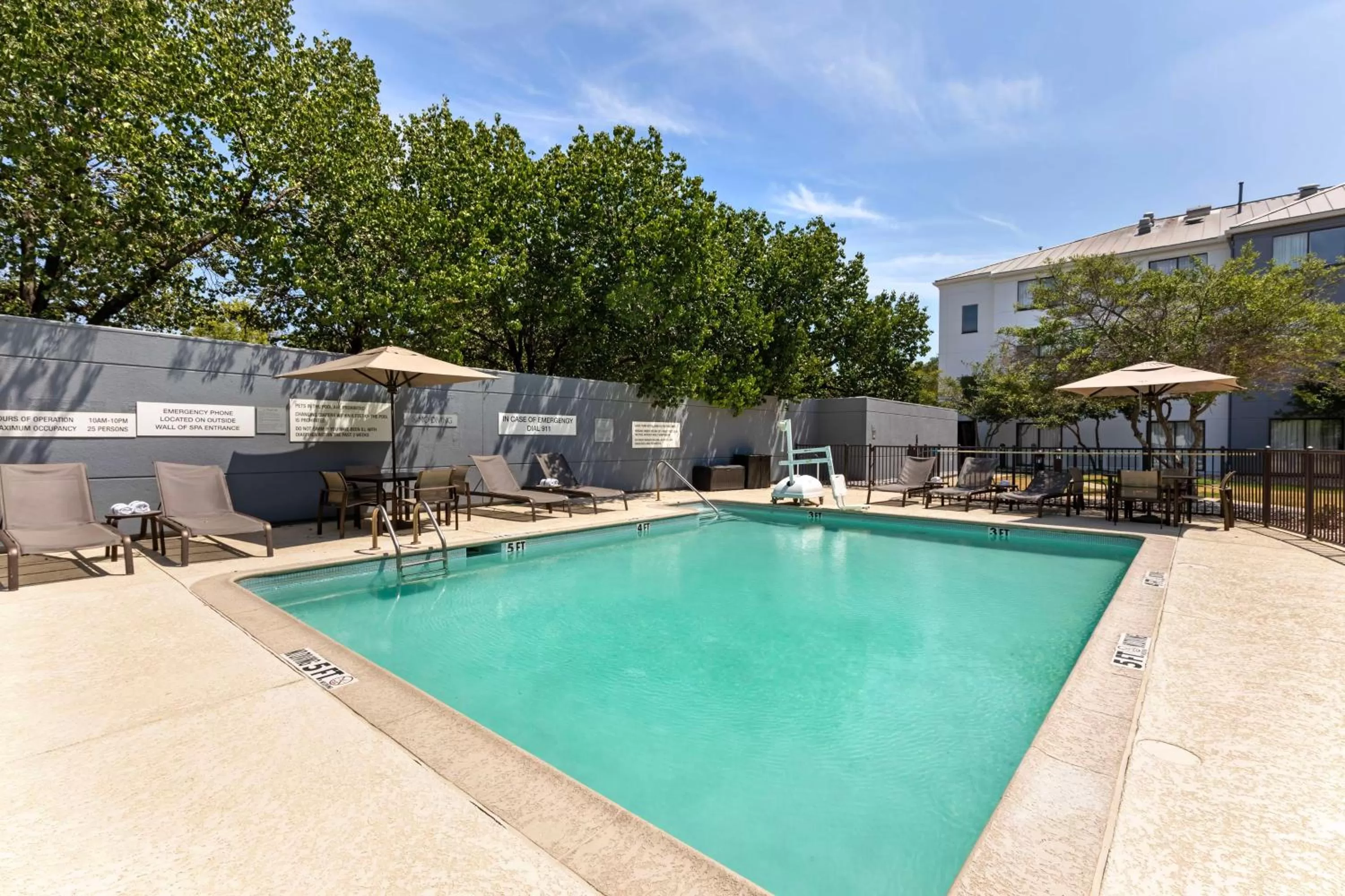 Pool view in Best Western Plus Fort Worth North