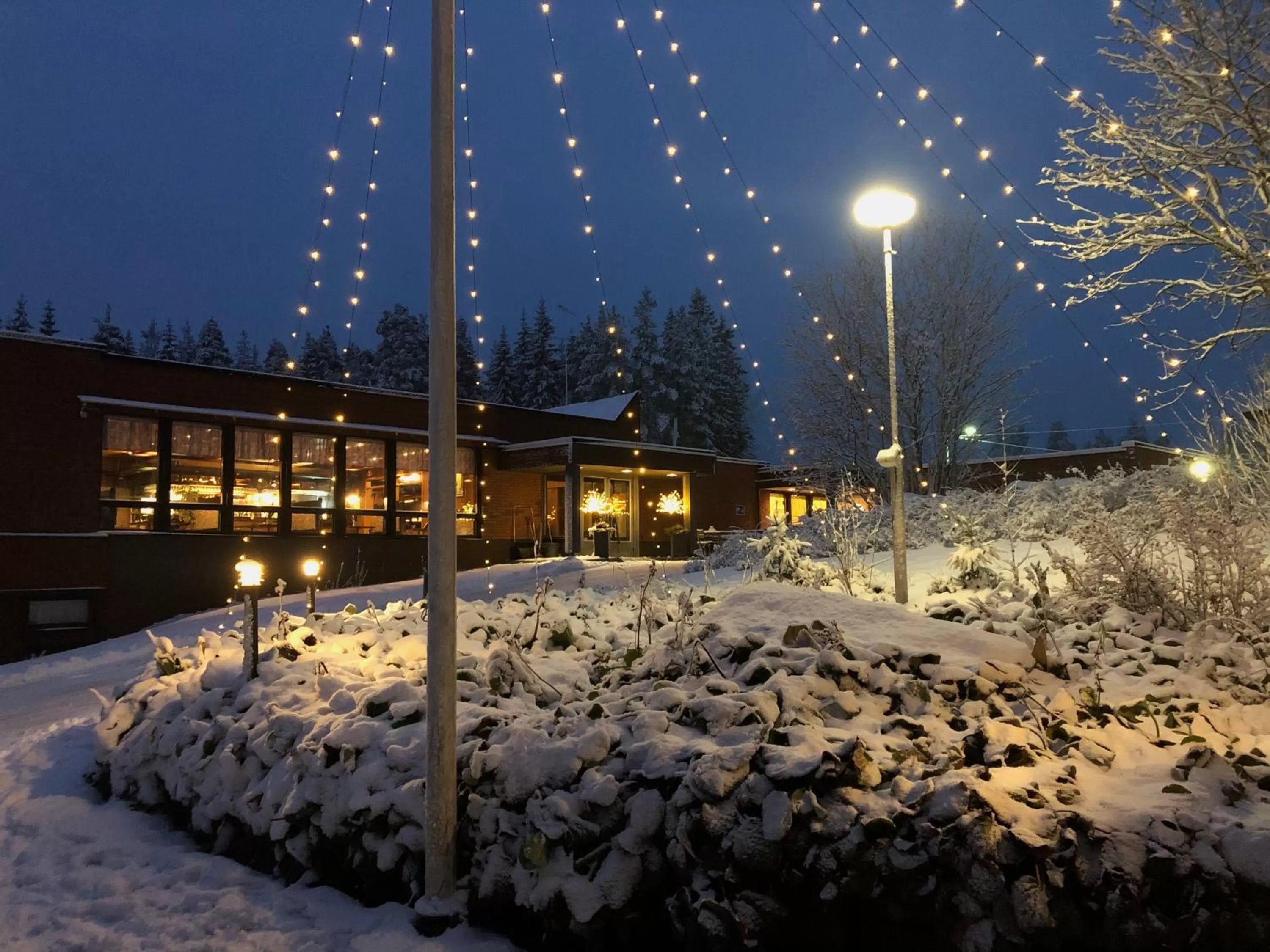 Property building, Winter in Hotelli Uninen Äänekoski