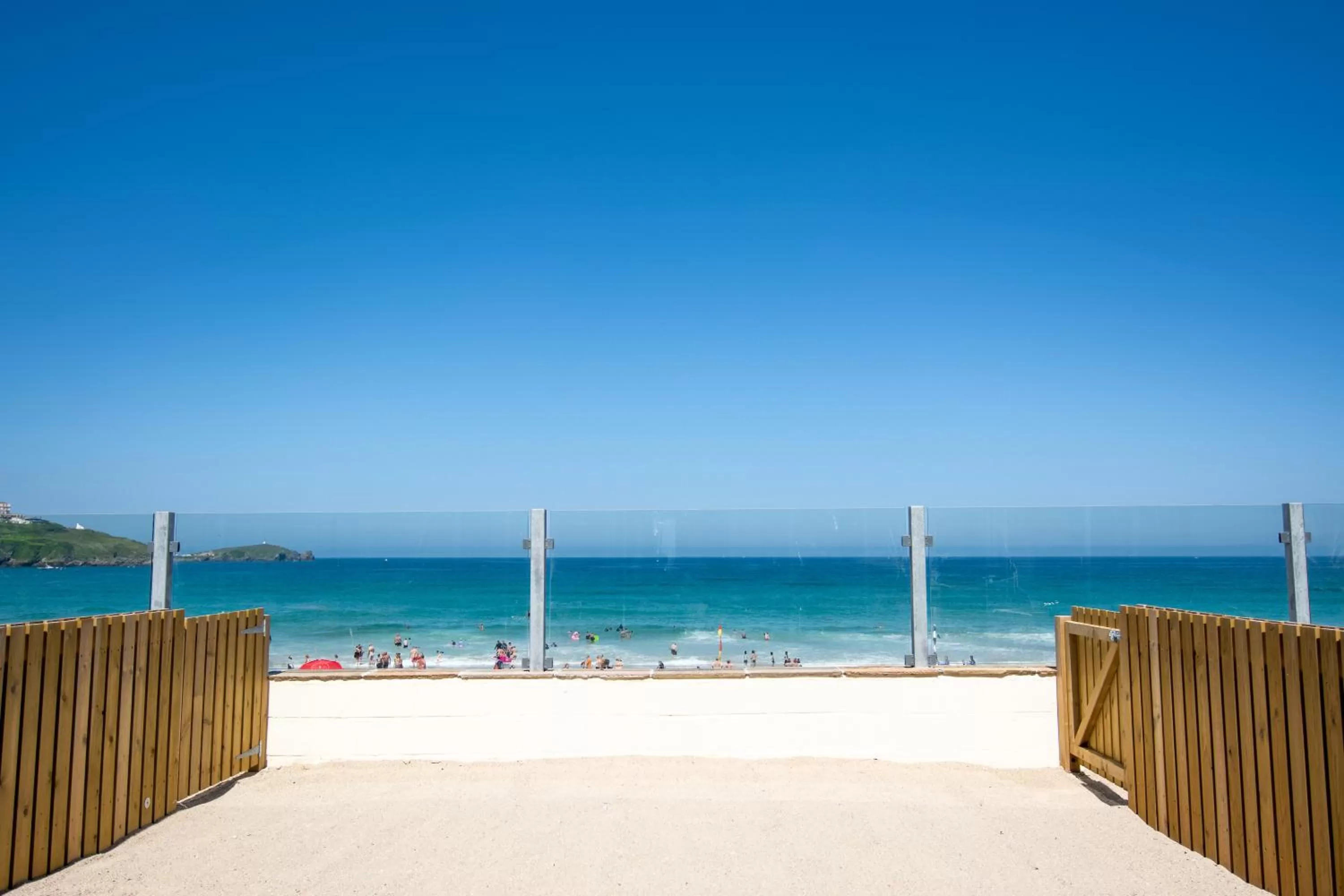 Beach in Tolcarne Beach Colonial Restaurant and Rooms