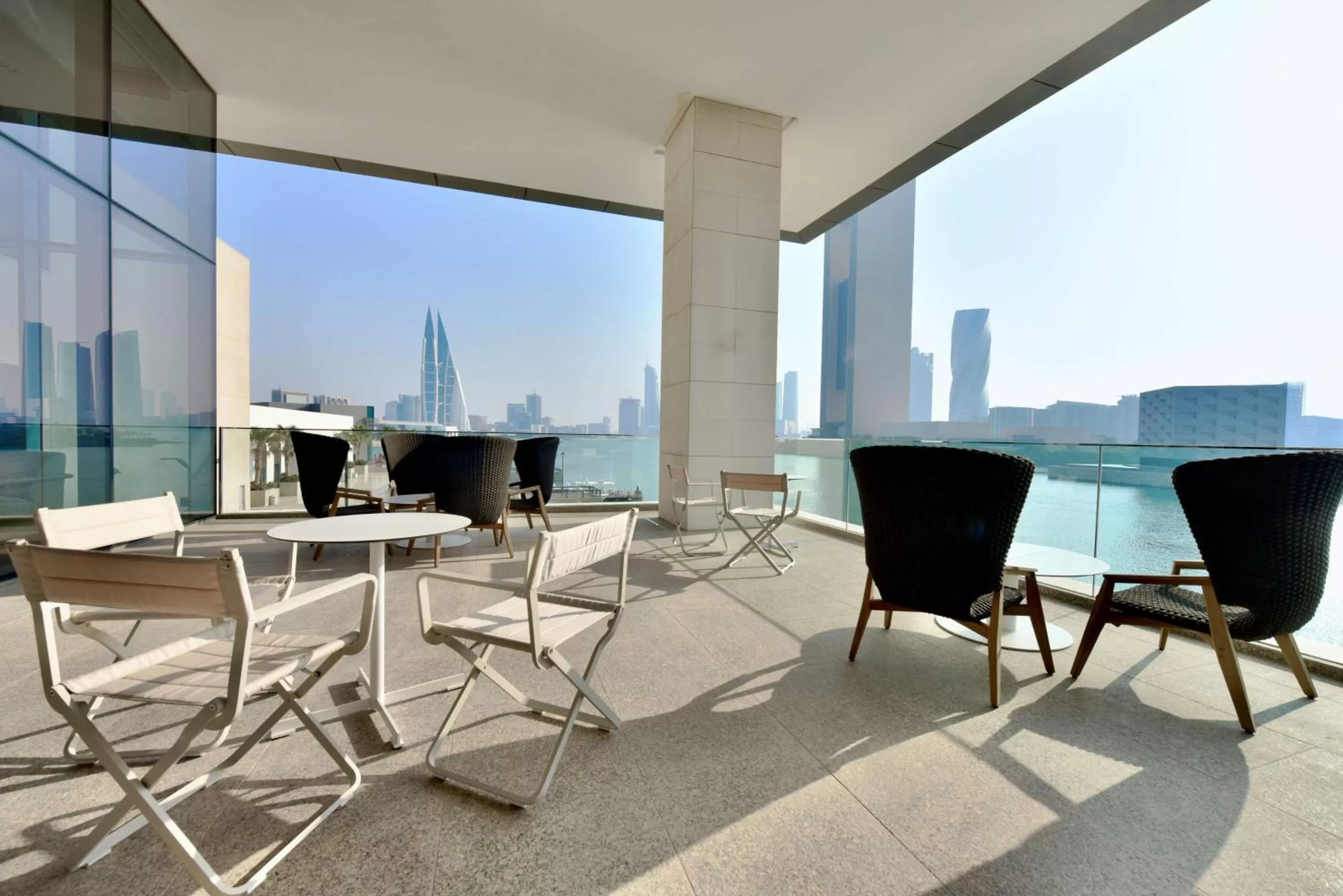 Patio in Hilton Garden Inn Bahrain Bay