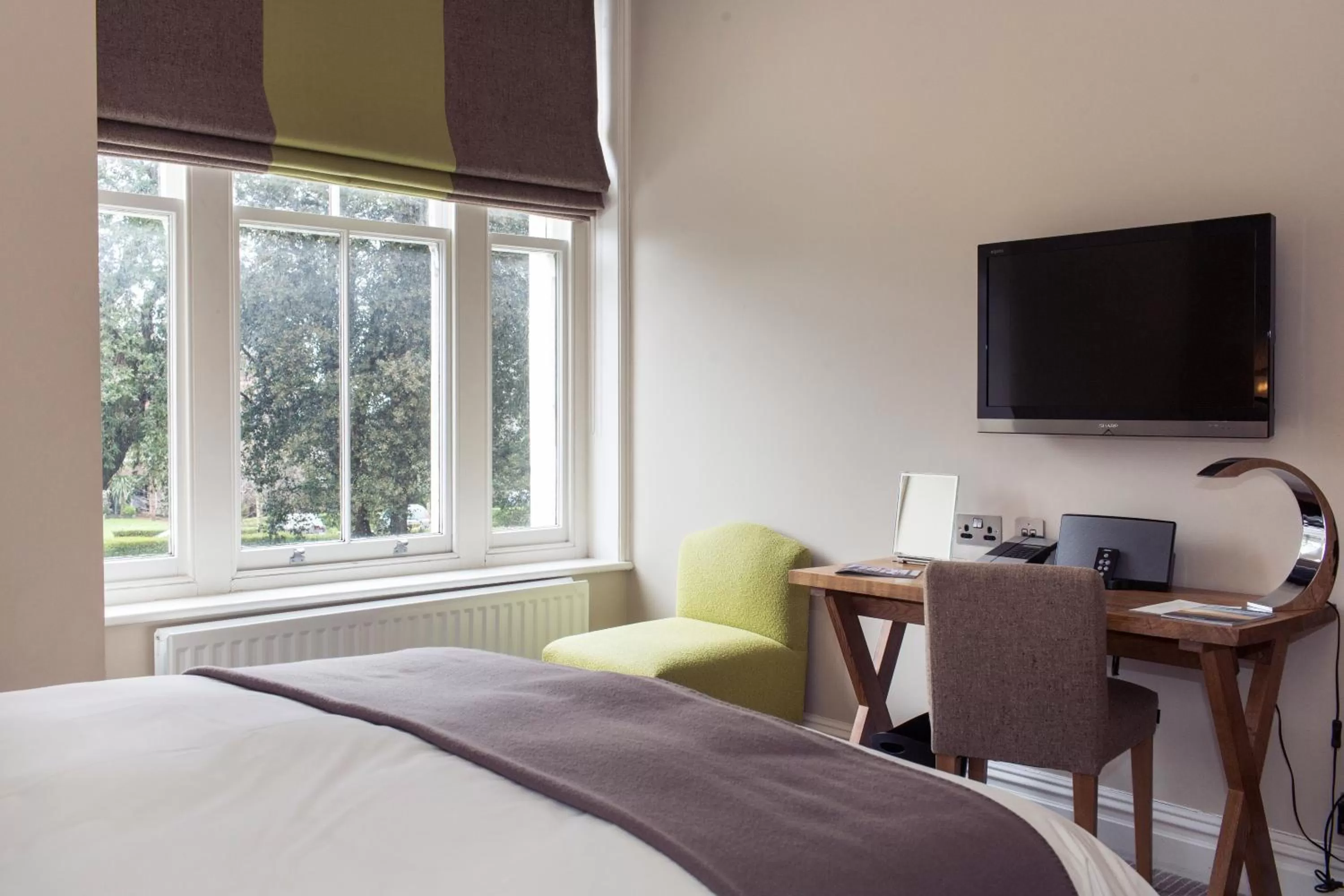 Garden view, Bed in The Green House