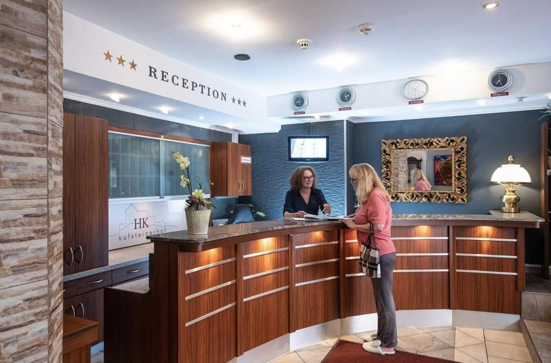 Lobby or reception in Hotel Kufsteinerhof