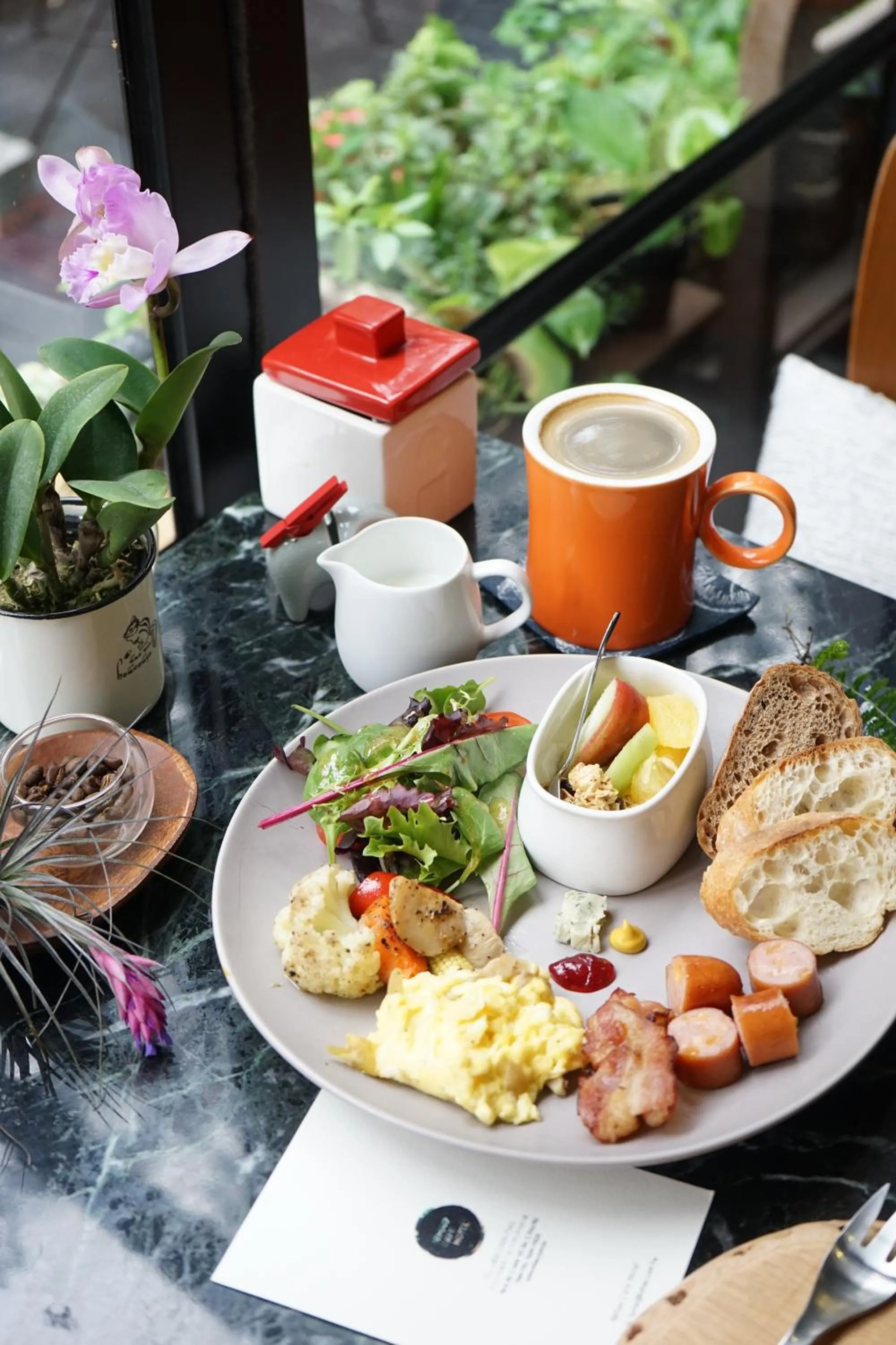 Food close-up in NiHao Café Hotel