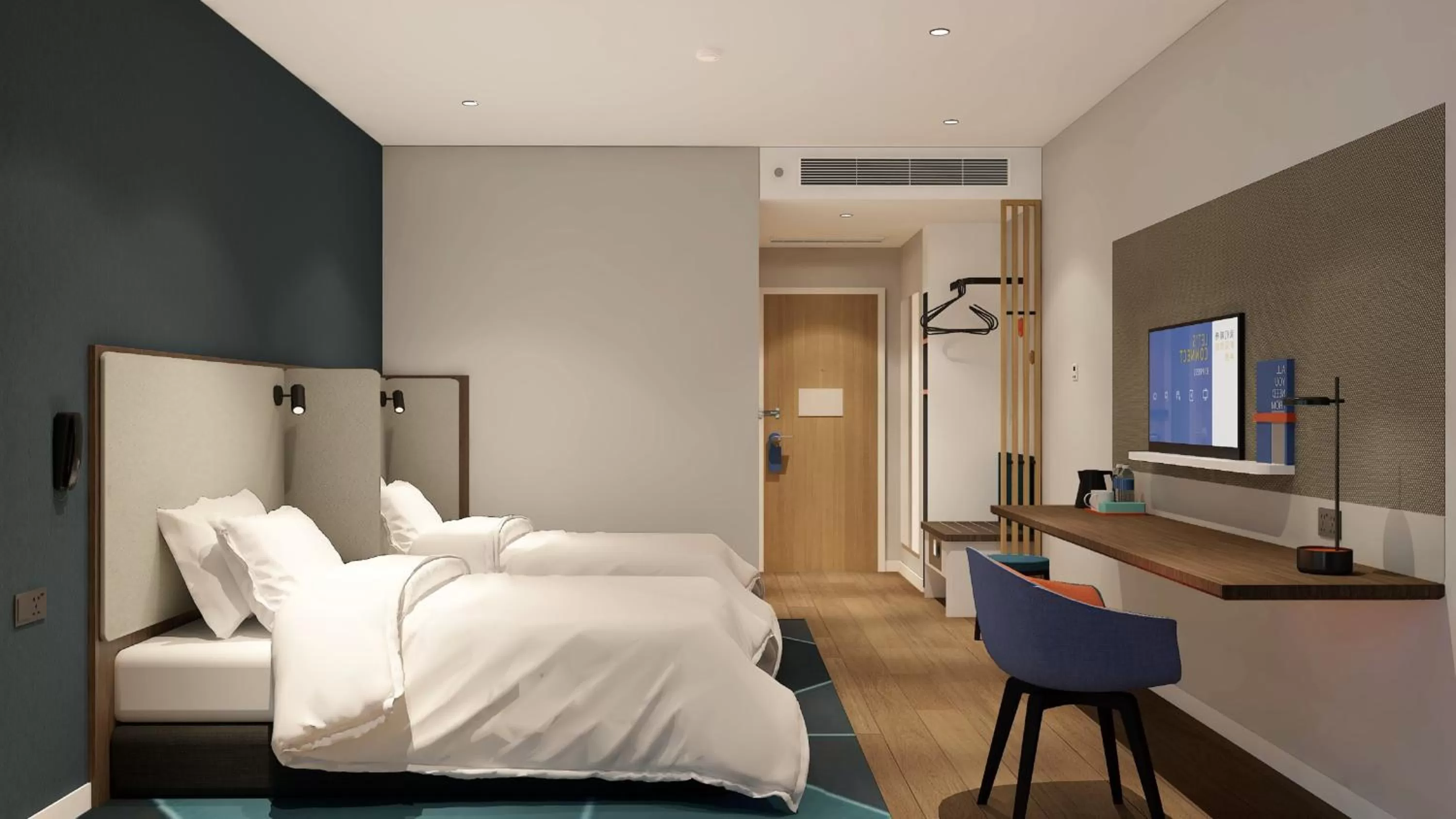 Photo of the whole room, Bed in Holiday Inn Express Hangzhou Westlake East, an IHG Hotel