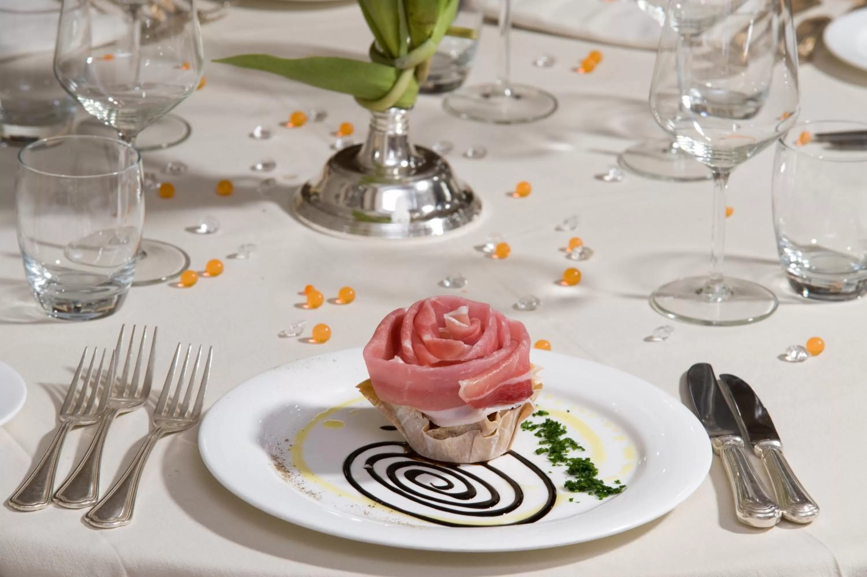 Food in Hotel Clitunno