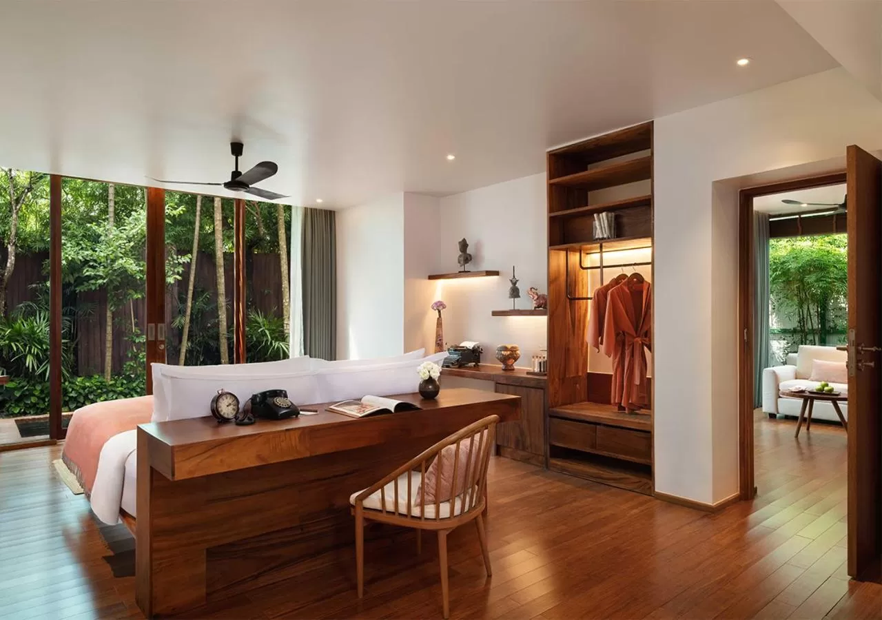 Garden, Bed in FCC Angkor by Avani