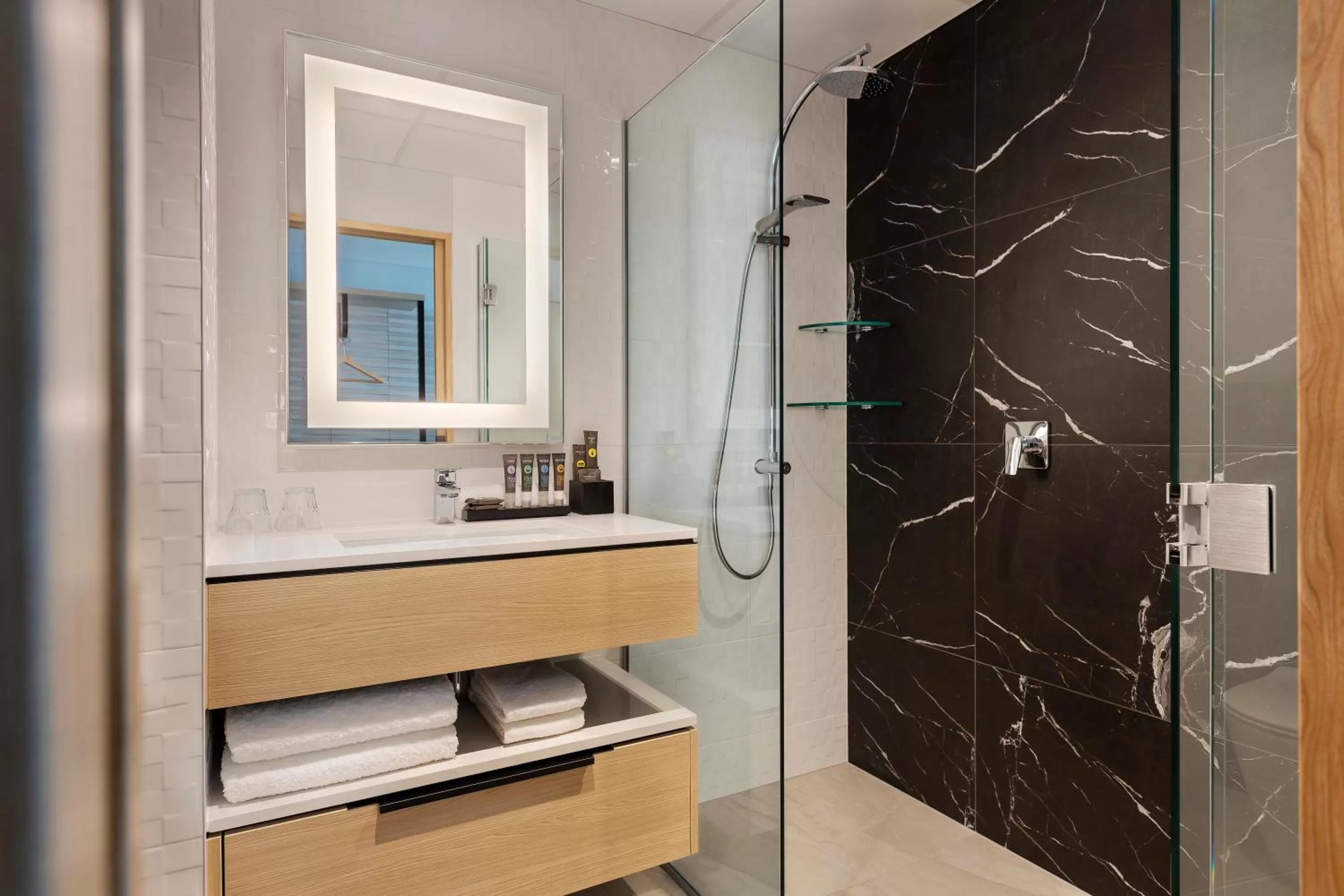 Bathroom in Novotel Tainui Hamilton