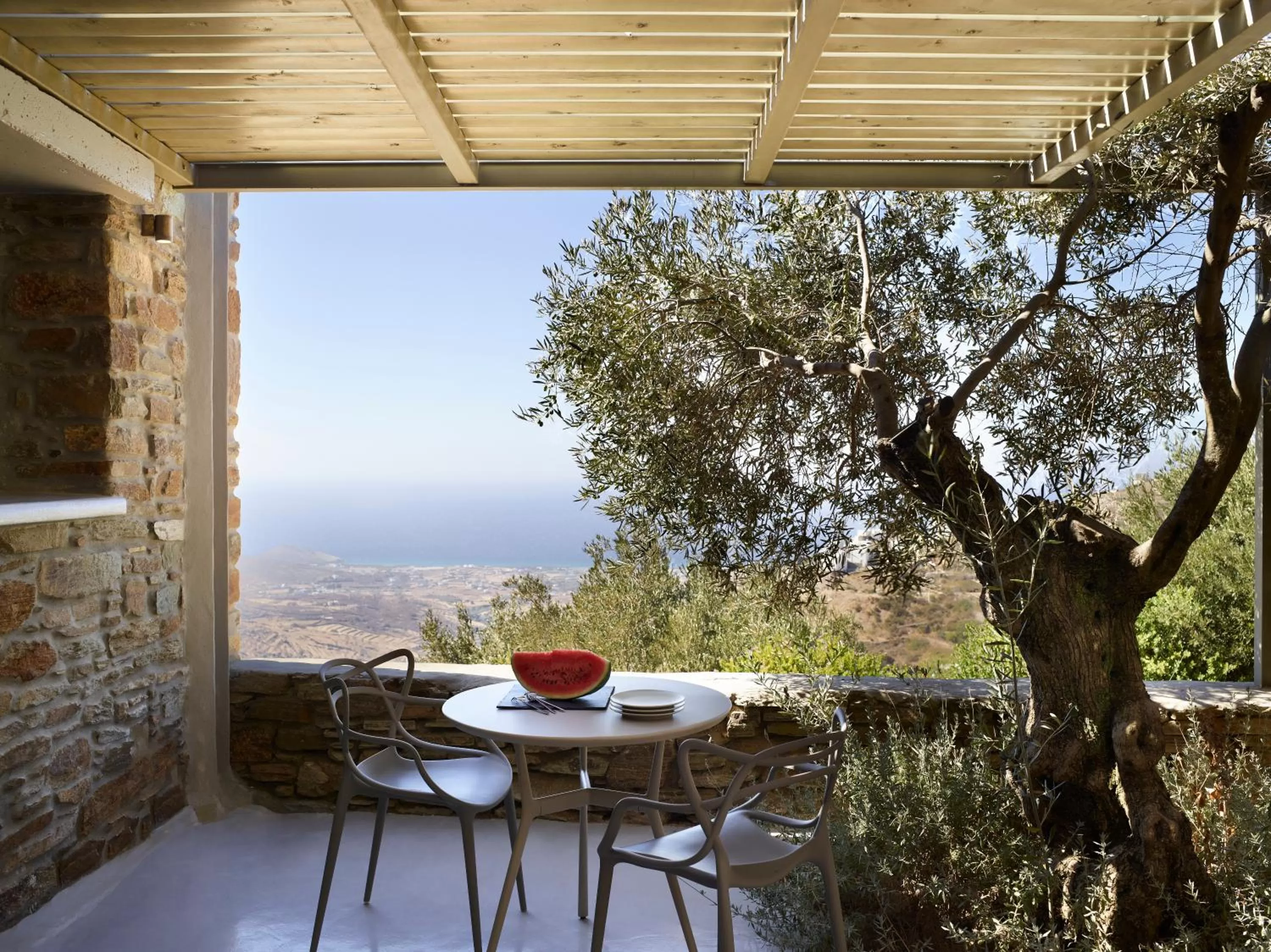 Balcony/Terrace in Aeolis Tinos Suites