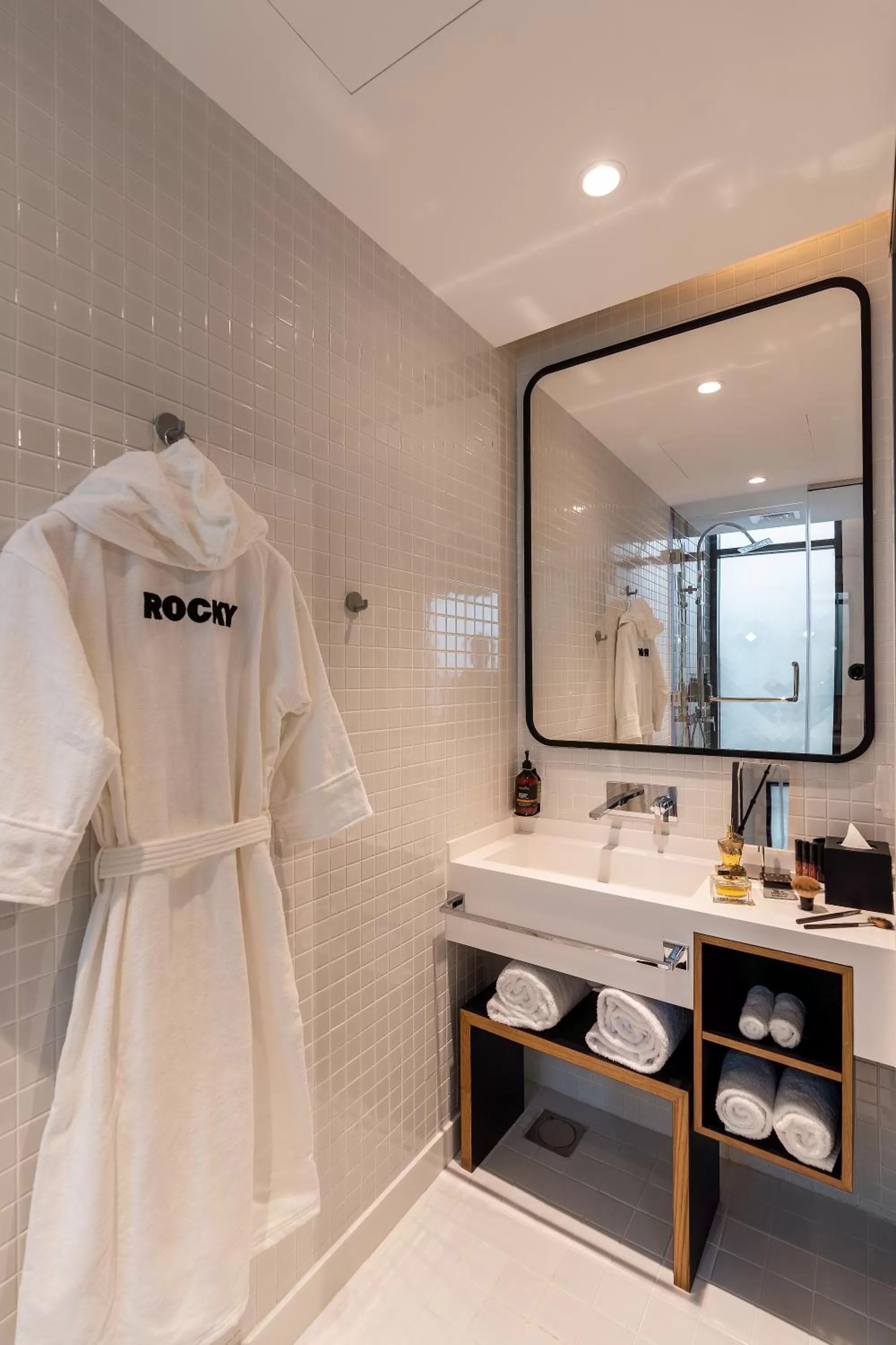 Bathroom in Studio One Hotel