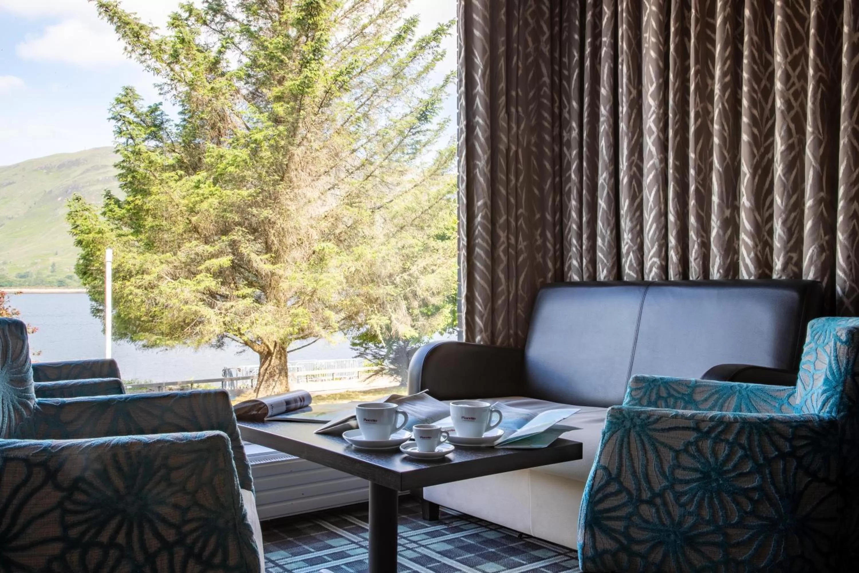 Seating area in The Caledonian Hotel