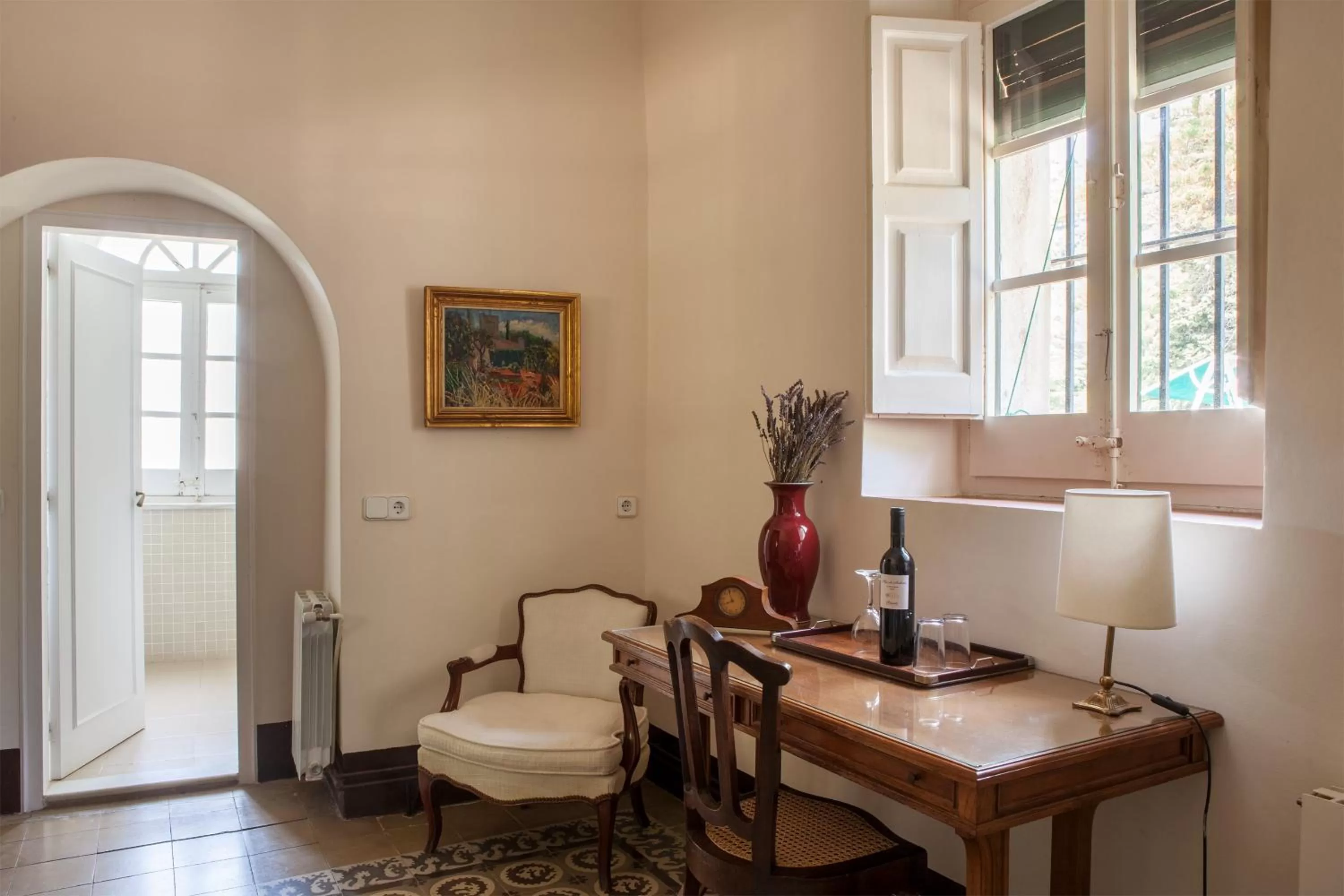 Decorative detail in B&B Can Casadella