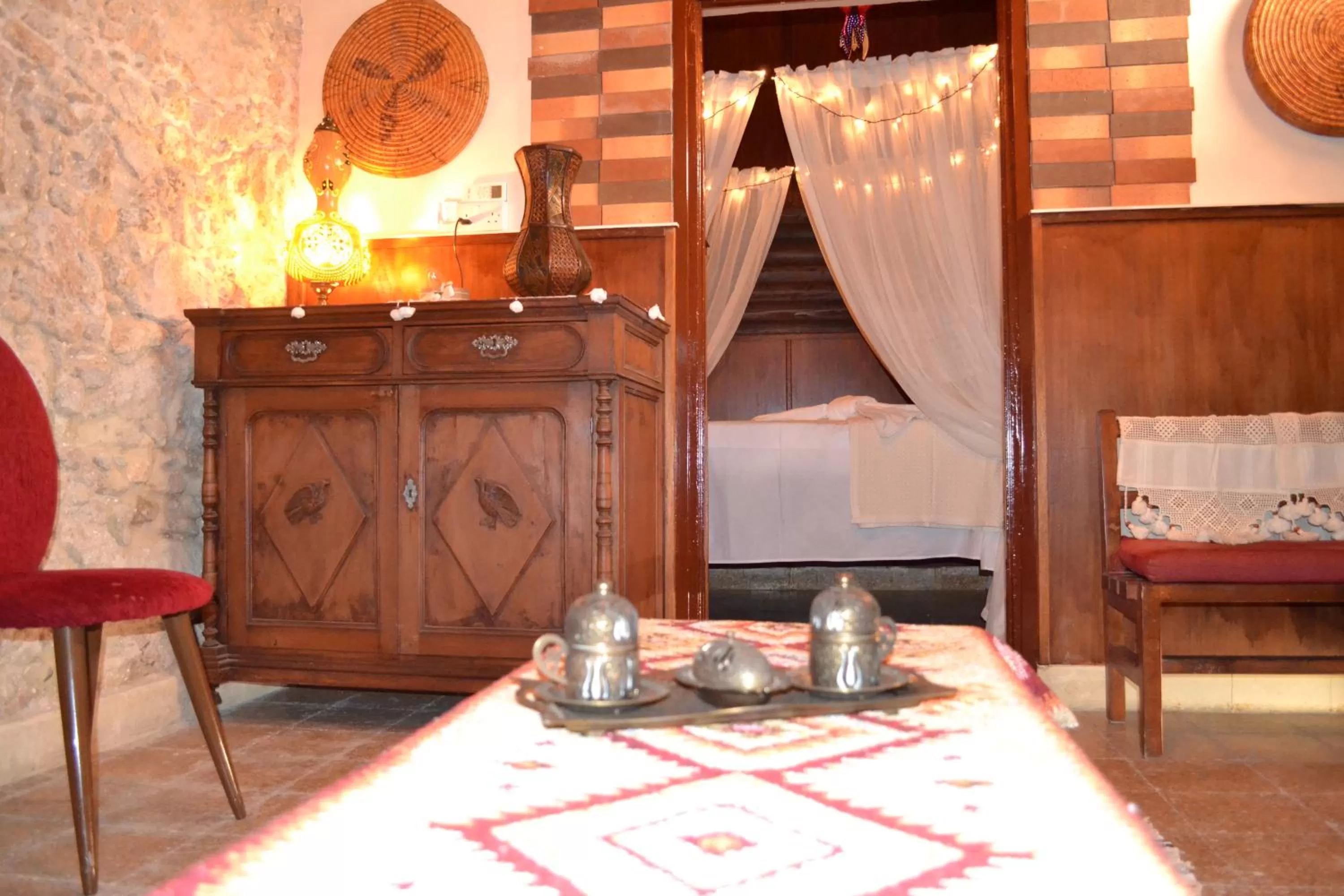 Seating area in Mystery Garden Guest House