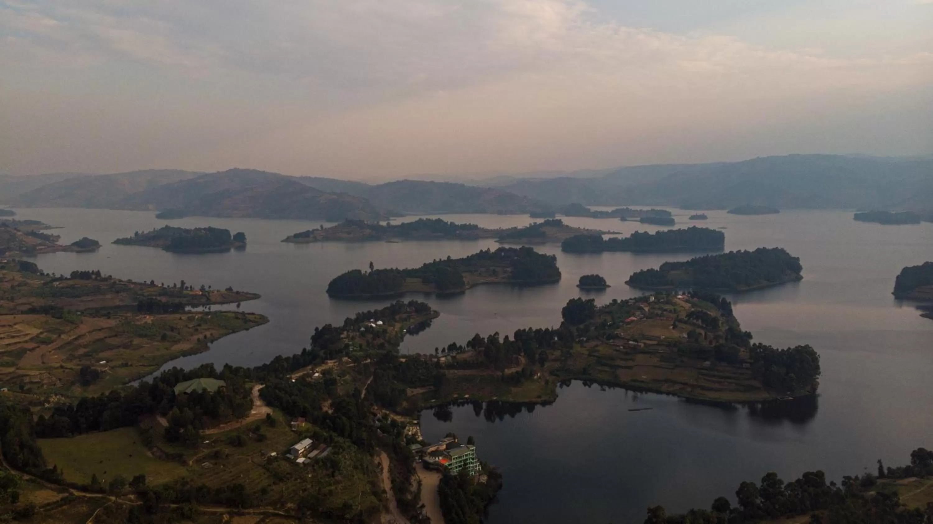 Lake view in Bunyonyi Overland Resort