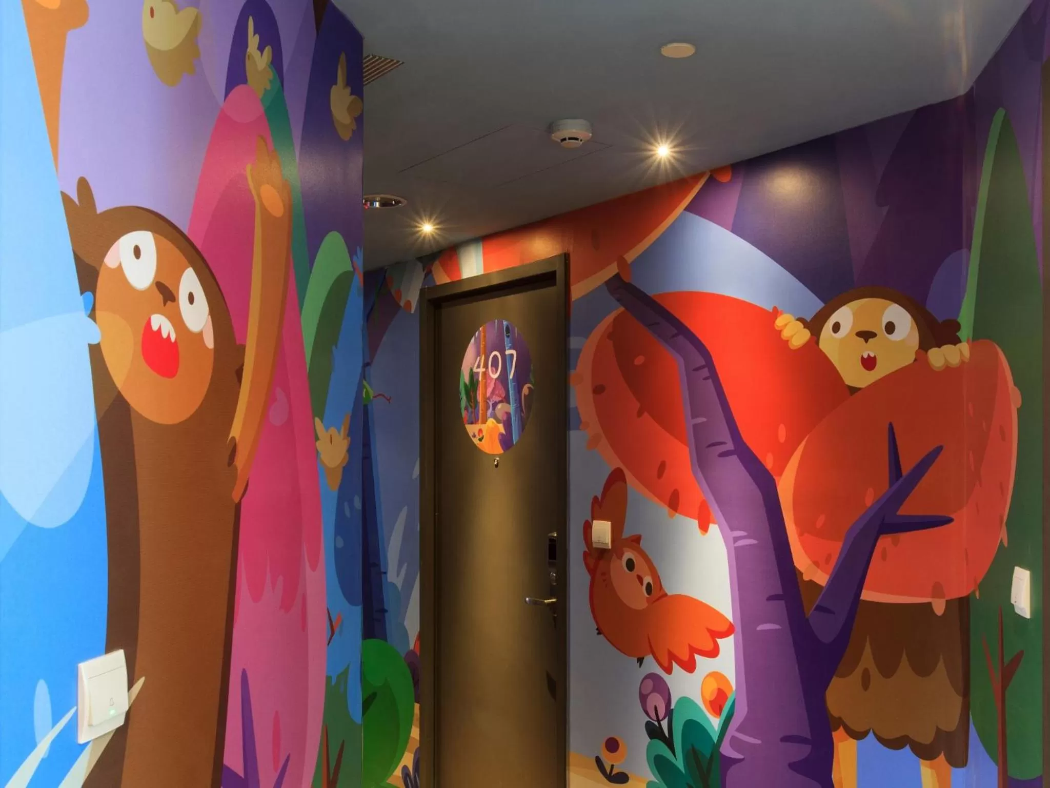 Decorative detail in Stay Hotel - Taichung Zhongqing