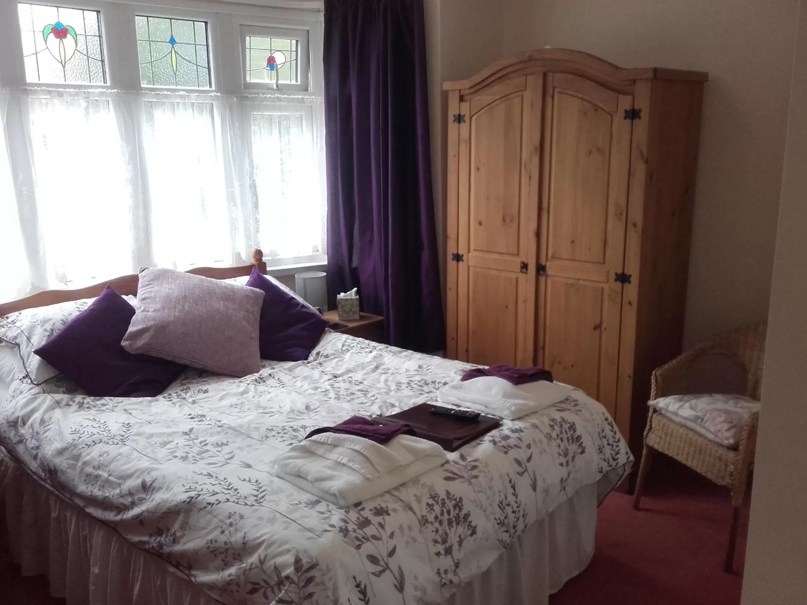 Bed in Clumber House Hotel