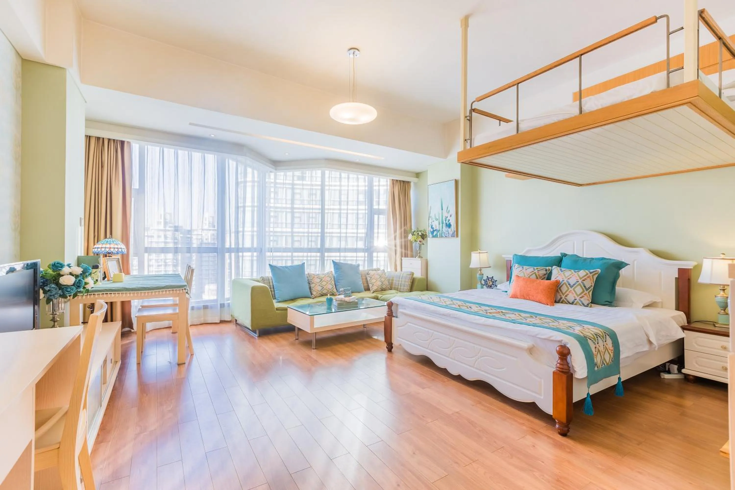 Bed in Westlake 7 Service Apartment