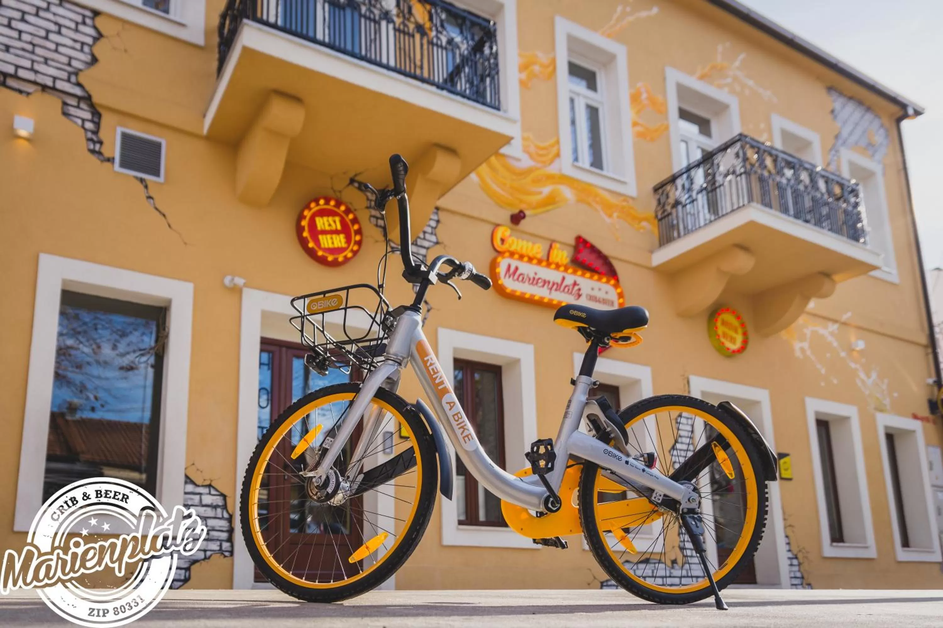 Facade/entrance in Hotel Marienplatz Podgorica