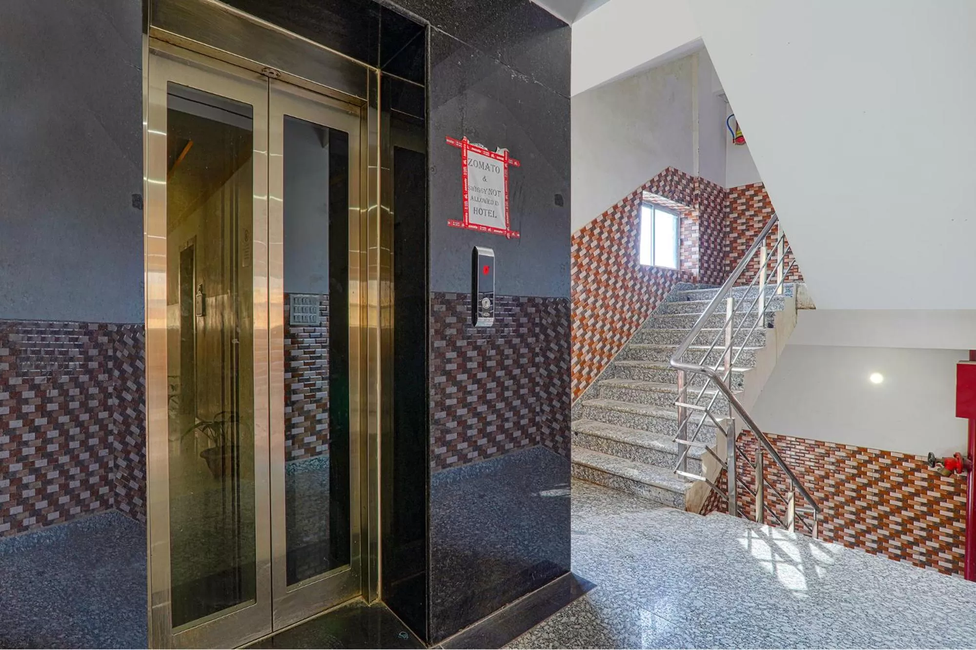 elevator in FabHotel Vinayaka