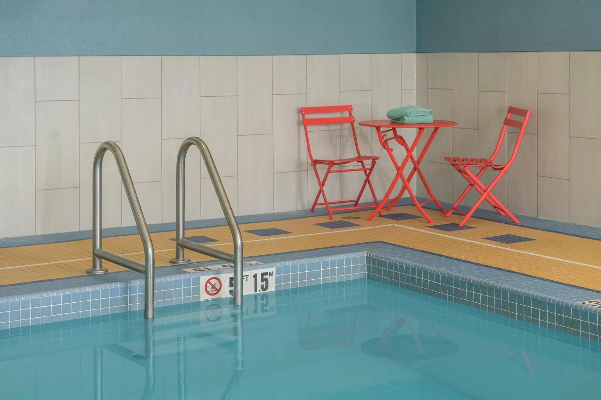 Swimming pool in Holiday Inn Express Hotel & Suites North Bay by IHG