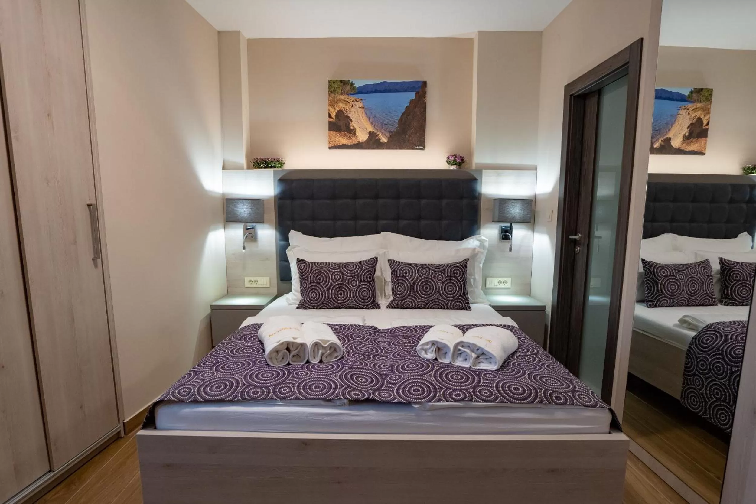 Bedroom, Bed in Bed&Breakfast Novalis