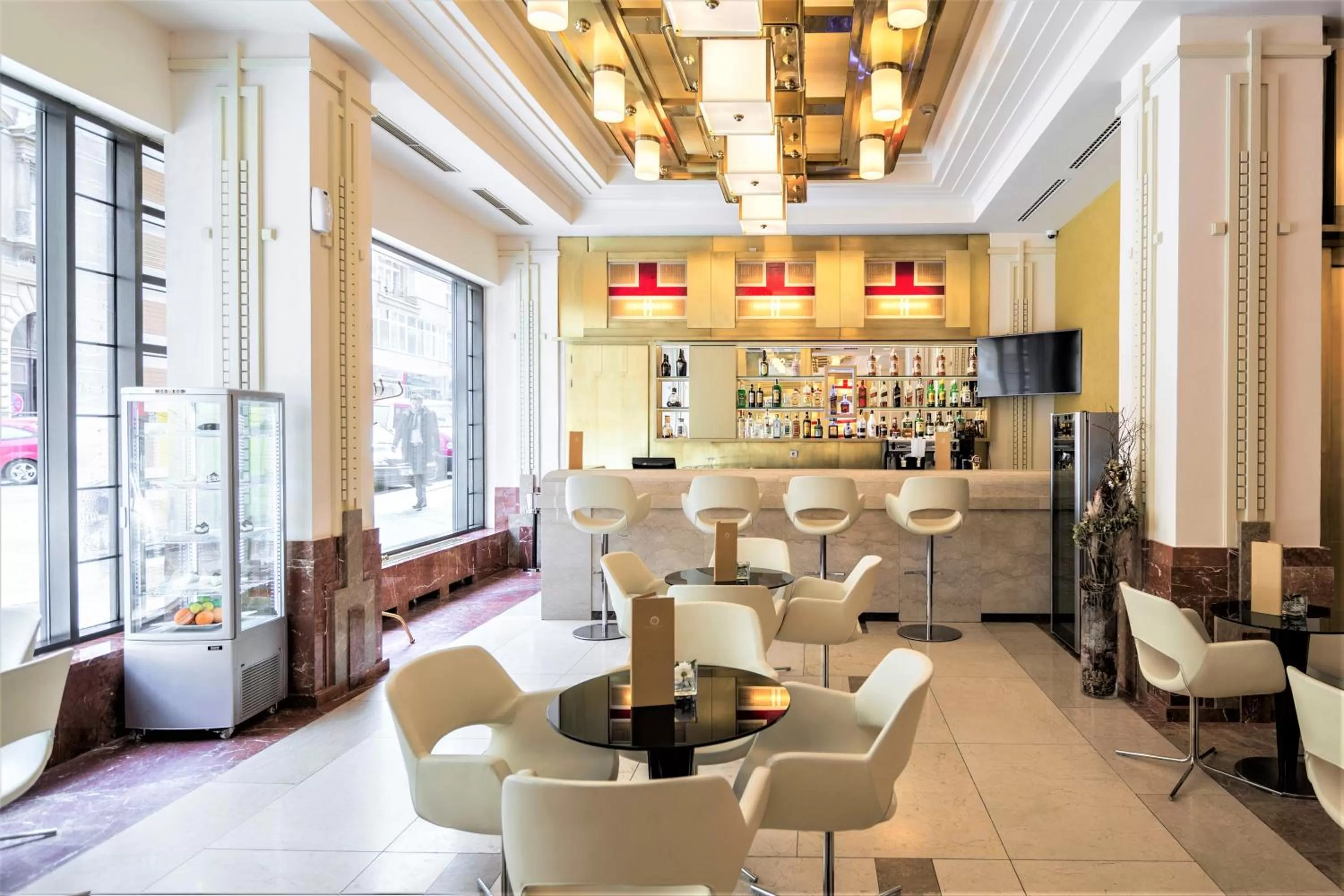 Lounge or bar in Majestic Plaza Hotel Prague