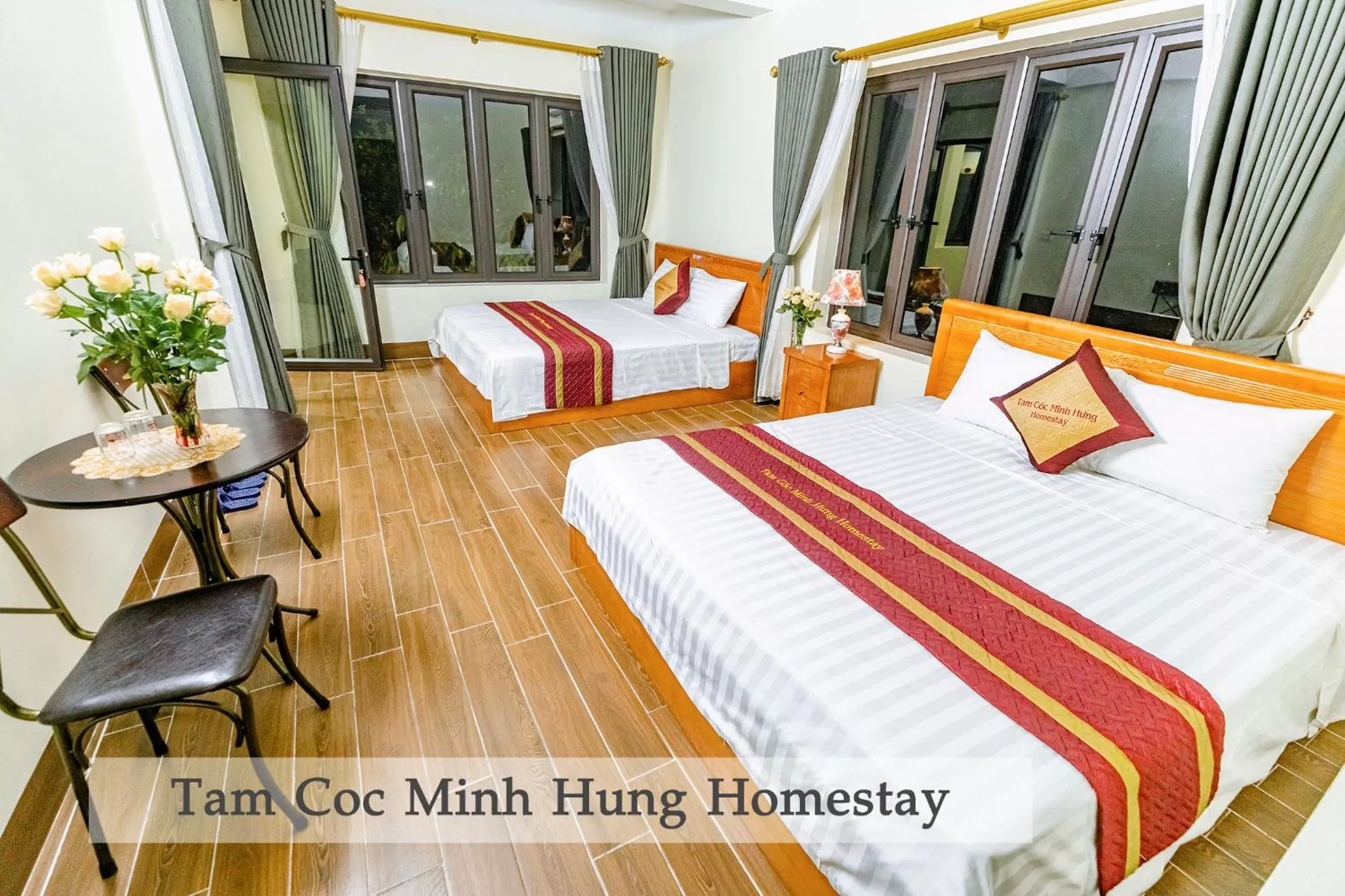 Bed in Tam Coc Minh Hung Homestay