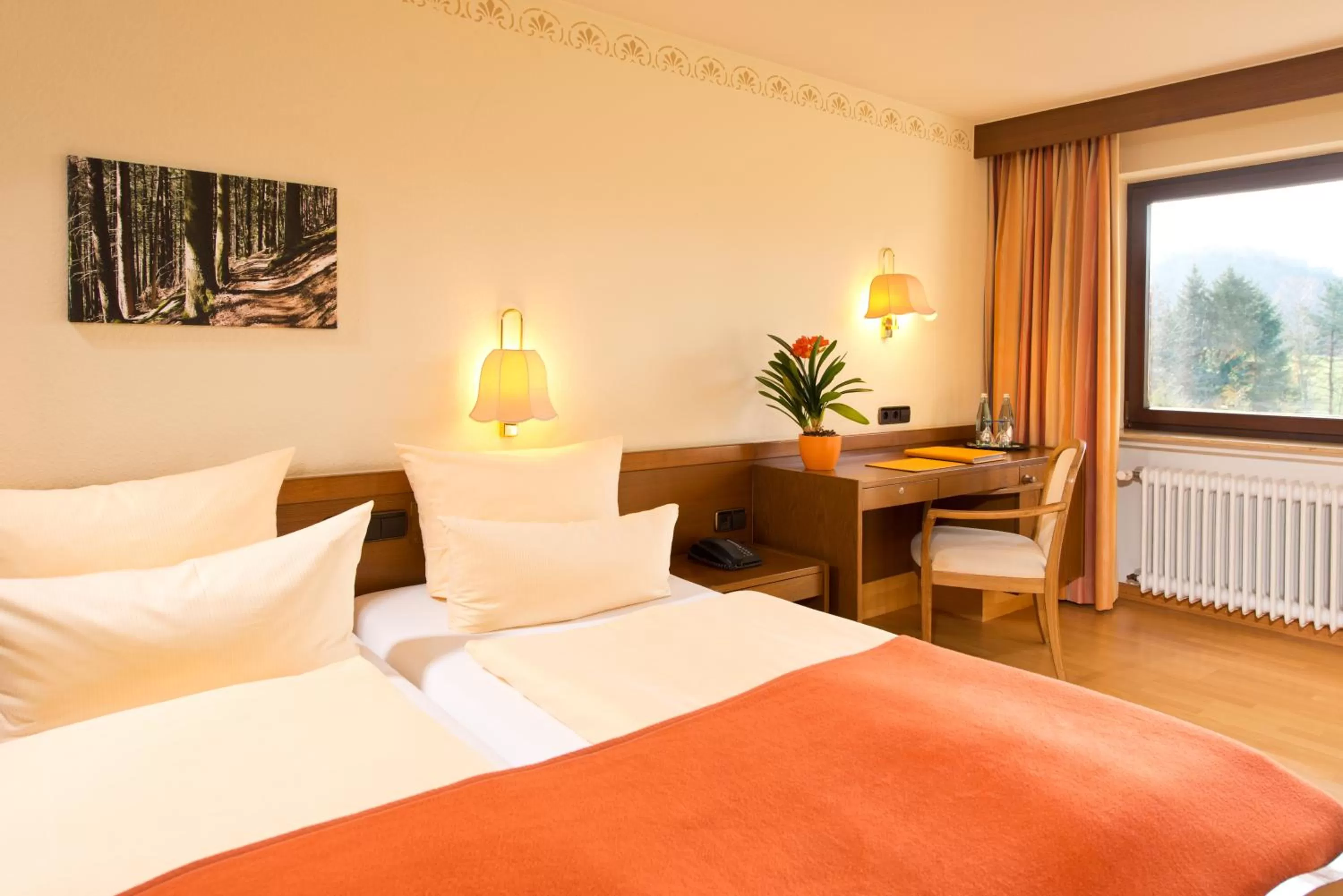 Photo of the whole room, Bed in Silberkönig Schwarzwald Hotel & Restaurant Ringhotel