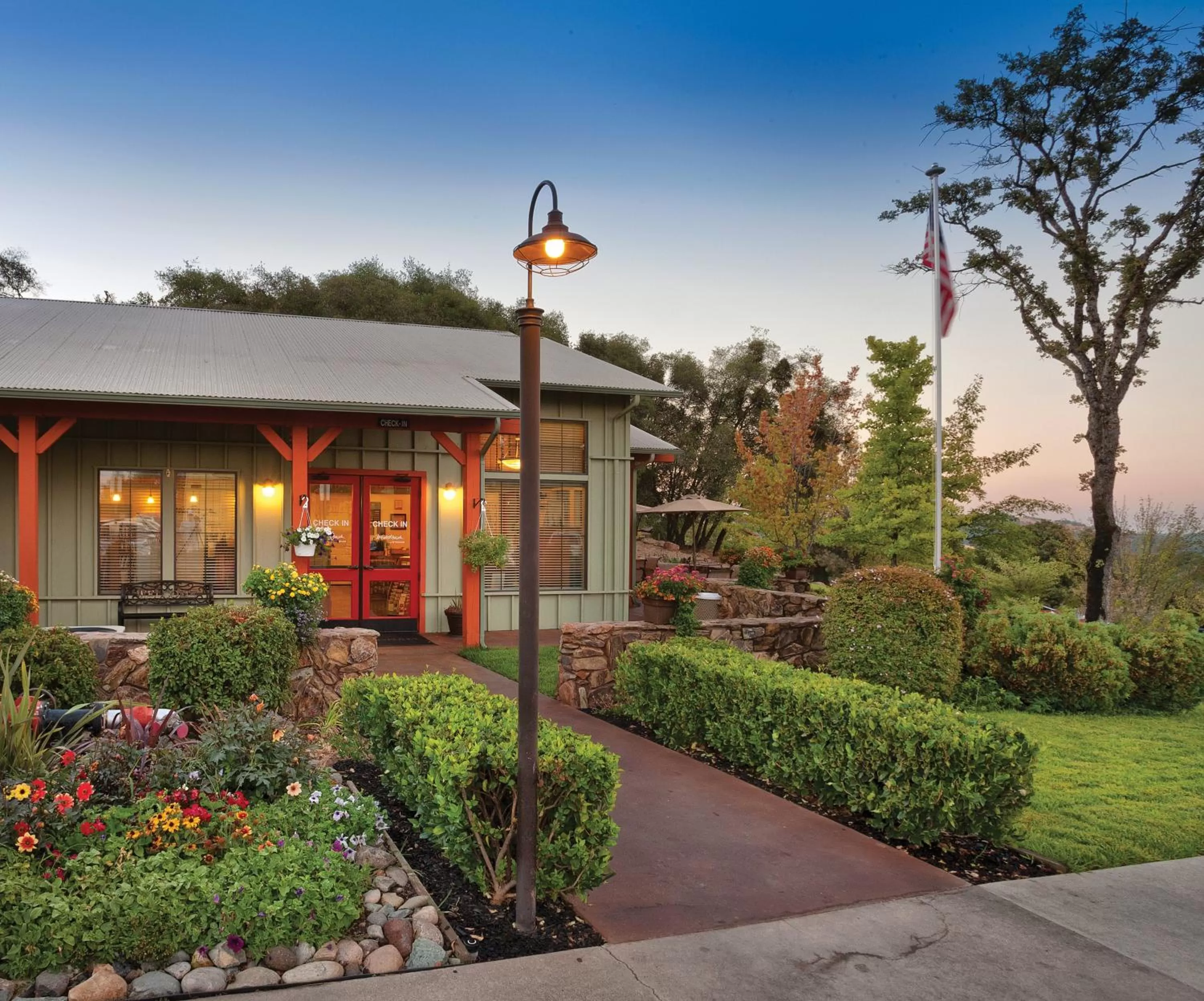 Facade/entrance in WorldMark Angels Camp