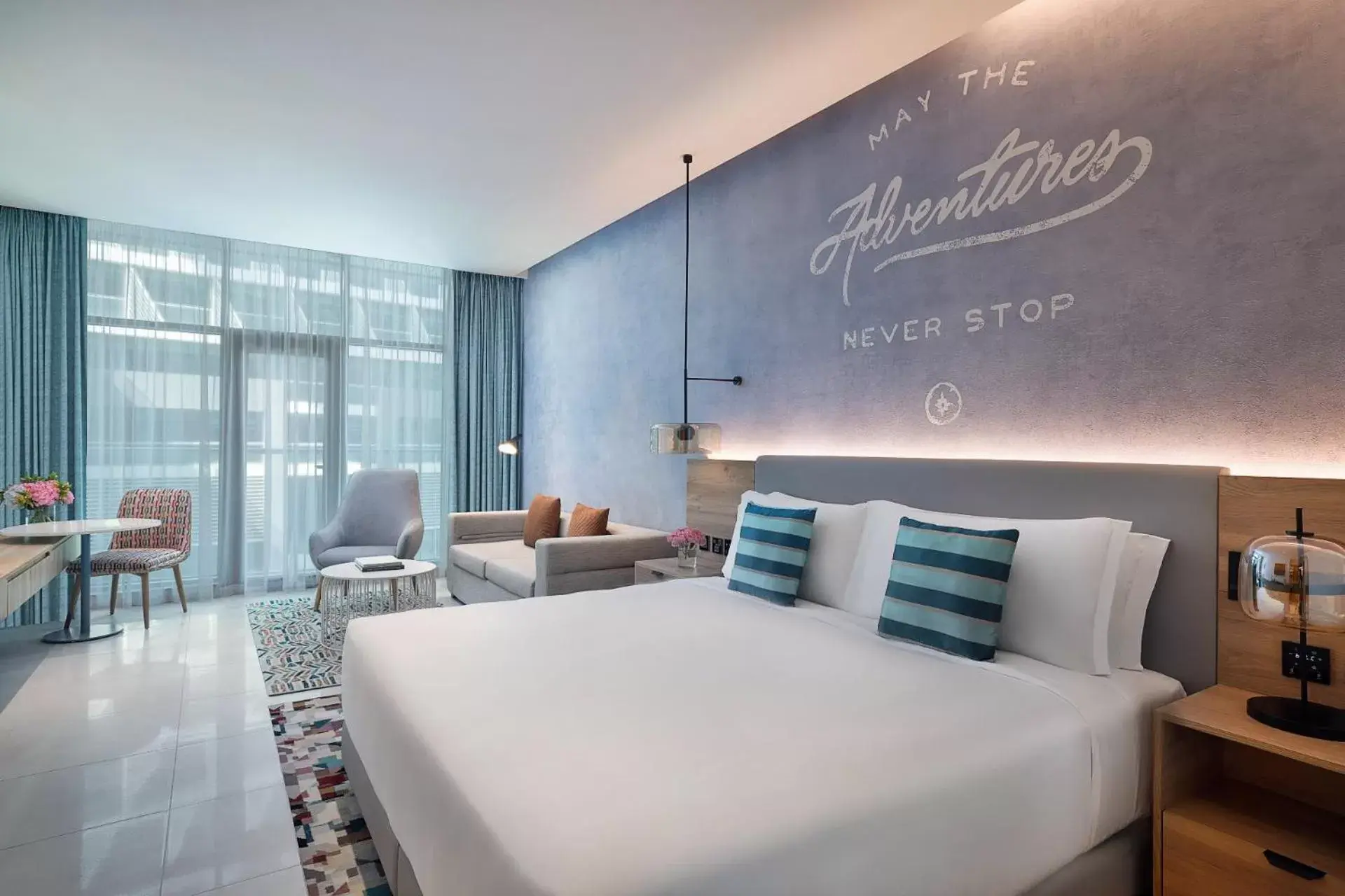 Deluxe Family Room with Balcony, Beach & Rooftop Infinity Pool Access, Kids Club Access ,Shuttle to Mall Of Emirates in NH Collection Dubai The Palm Deluxe Family Room with Balcony, Beach & Rooftop Infinity Pool Access, Kids Club Access ,Shuttle to Mall Of Emirates in NH Collection Dubai The Palm