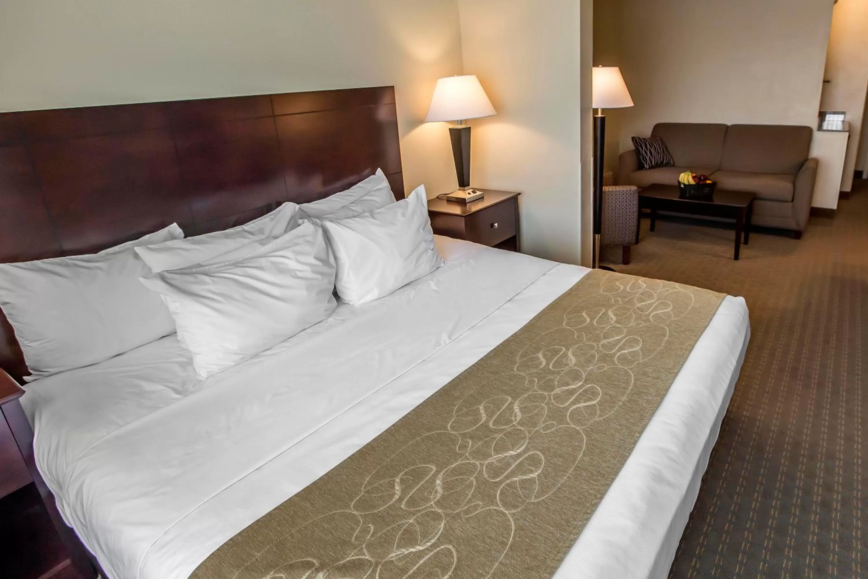 Photo of the whole room, Bed in Comfort Suites University Area Notre Dame-South Bend